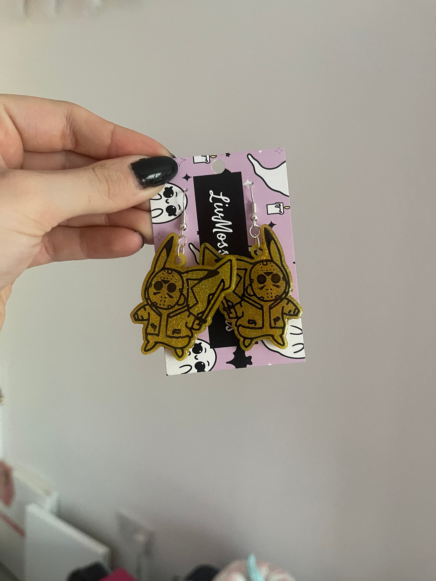 Spooky Electric Mouse Earrings