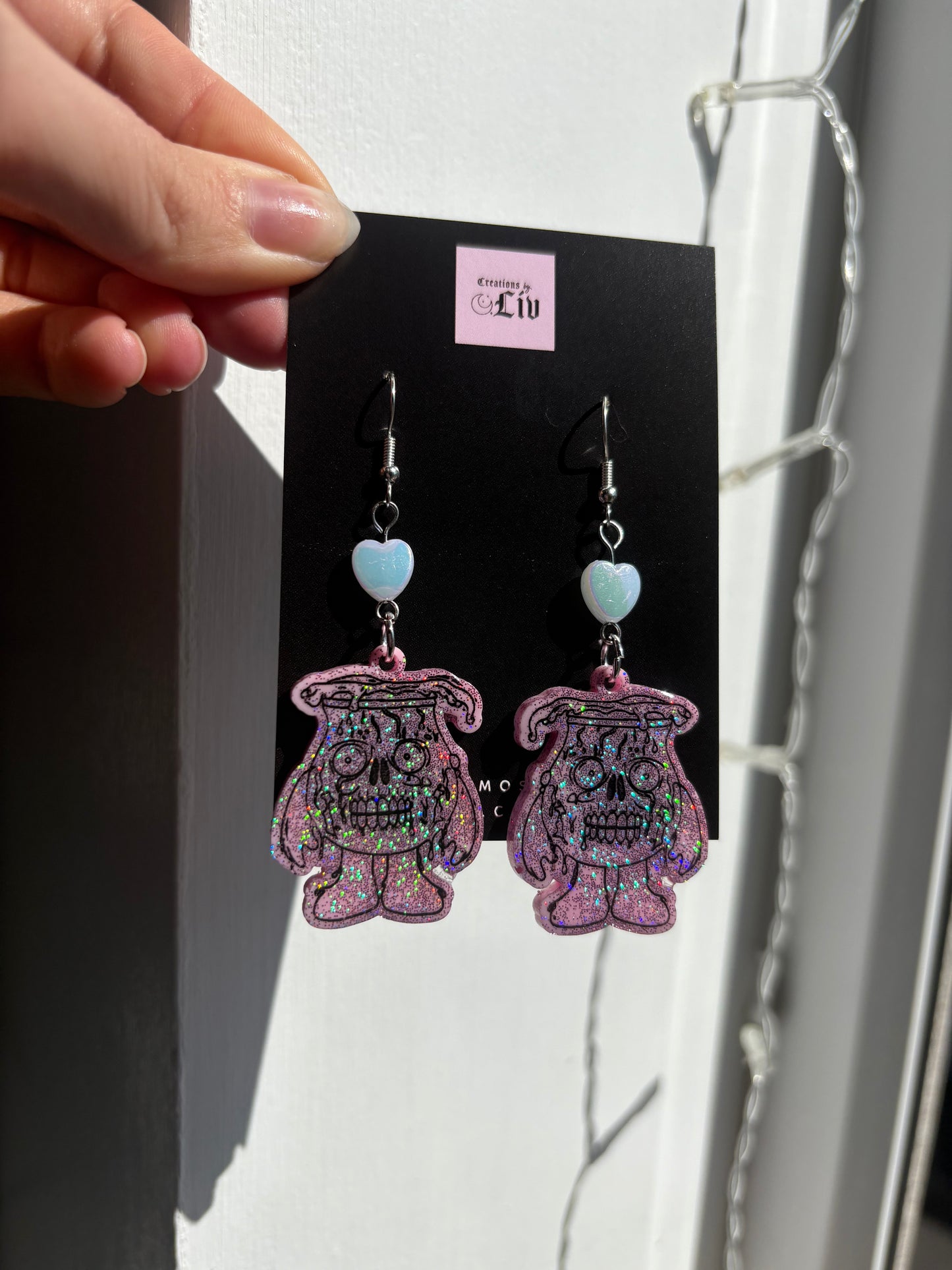 Pink Holographic Kool Drink Earrings
