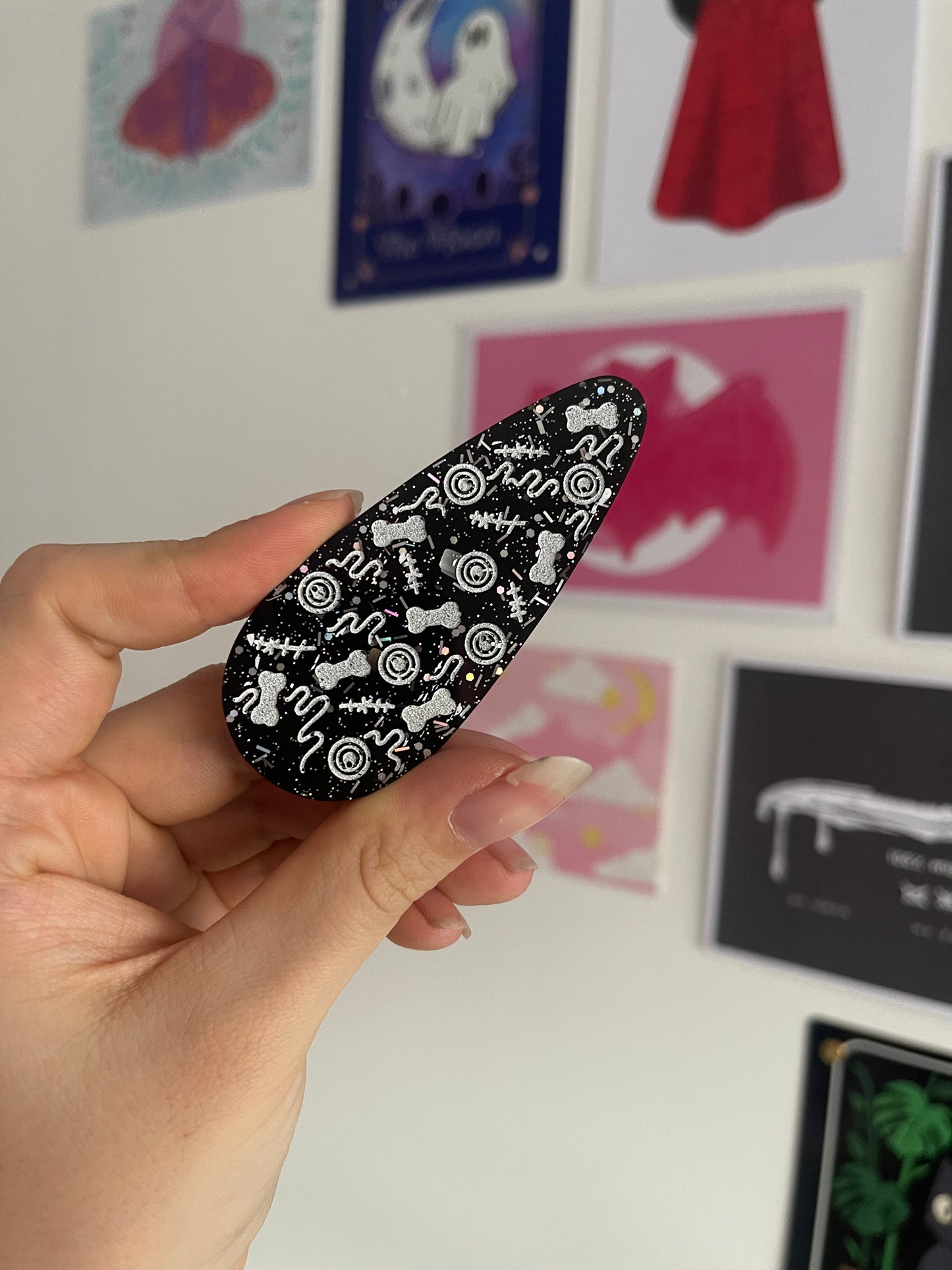 Bones Barrette Clips