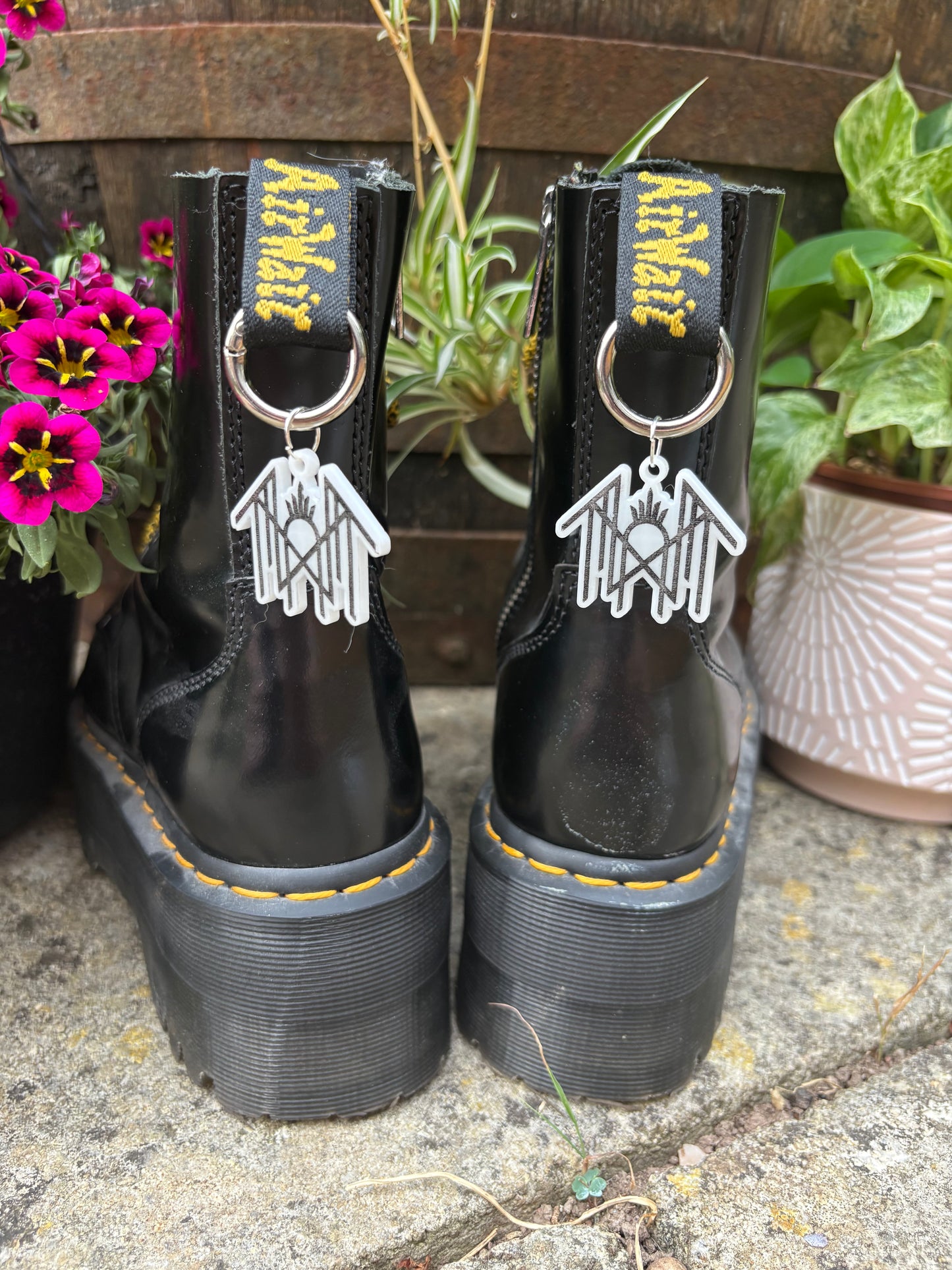 White Sleepy Boot Charms