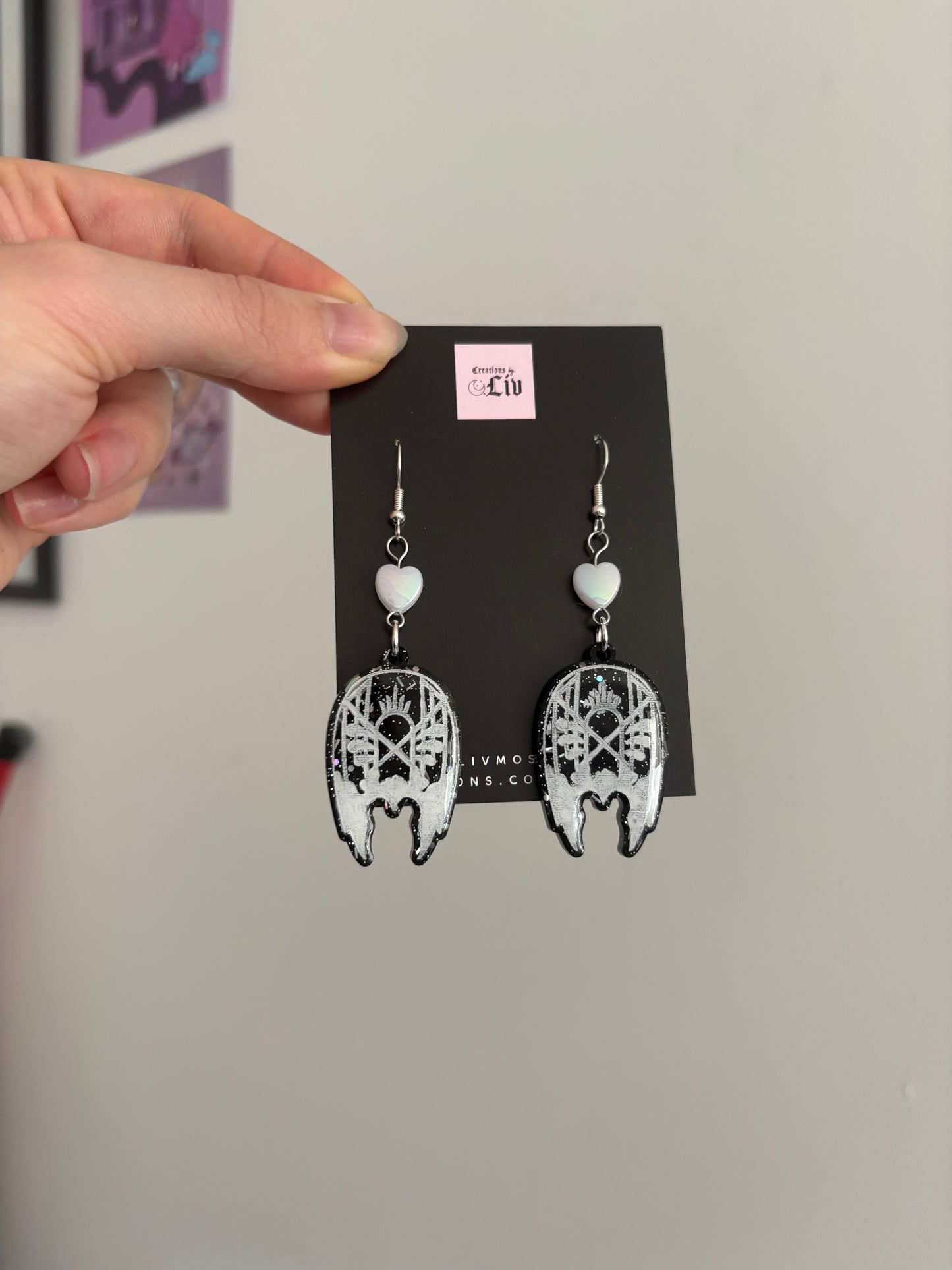 Sleepy Mask Earrings
