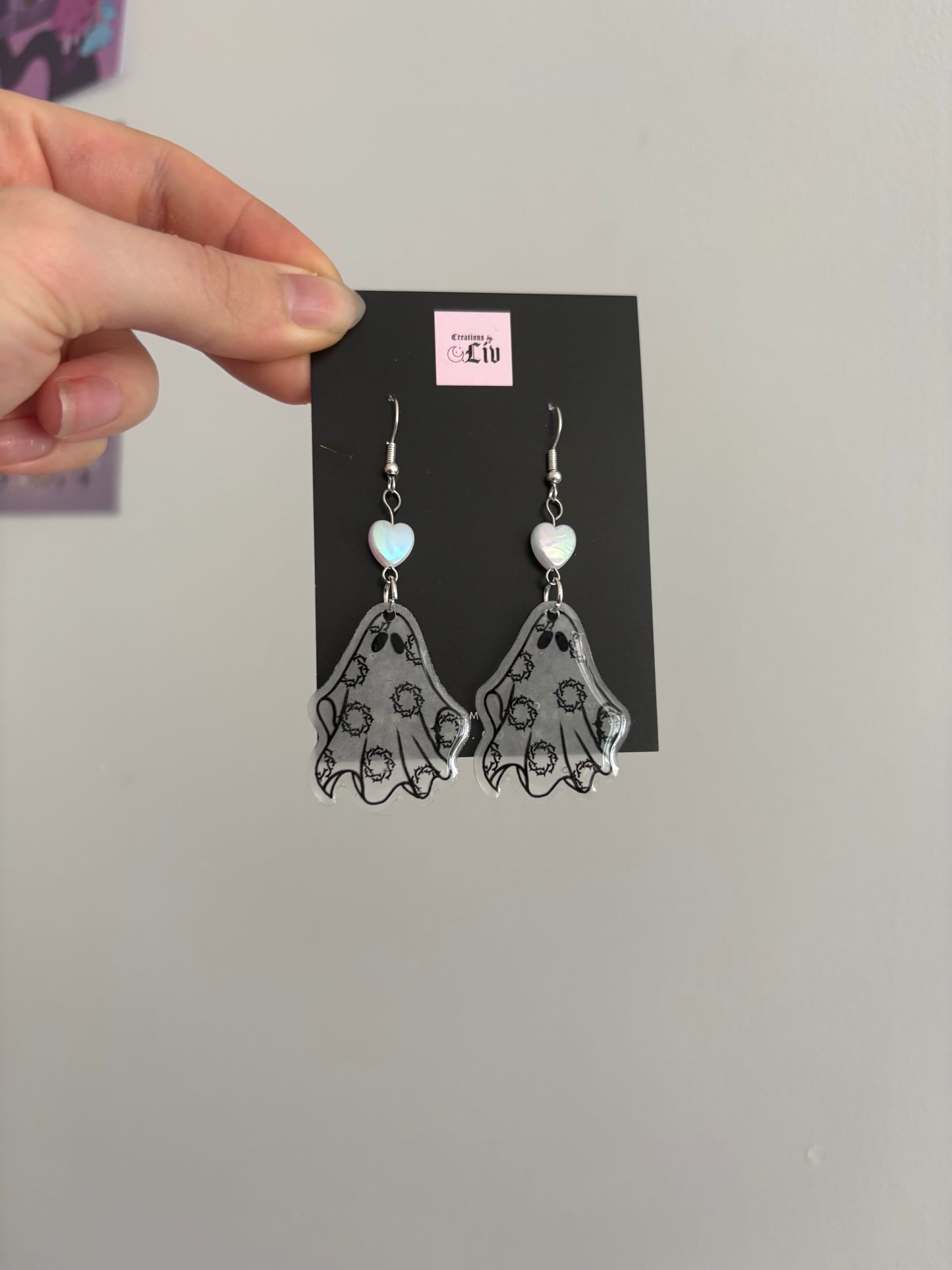 Omens Ghost Earrings