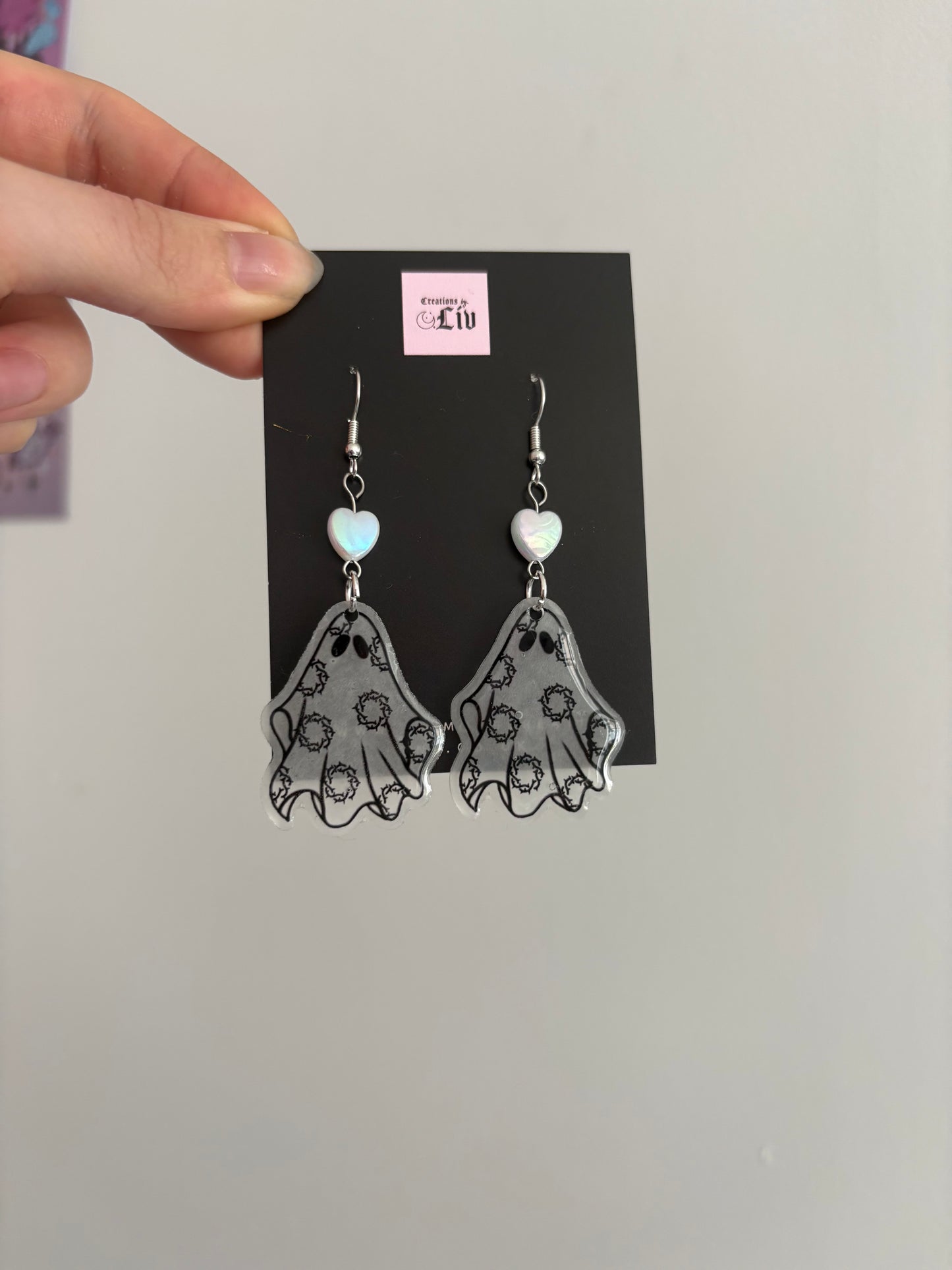 Omens Ghost Earrings