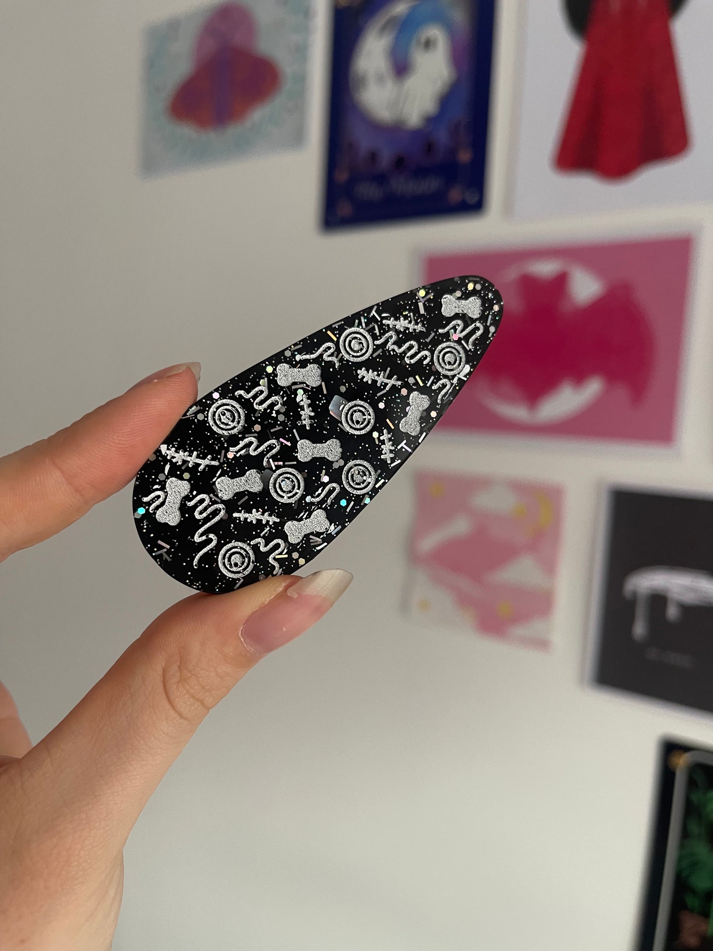 Bones Barrette Clips