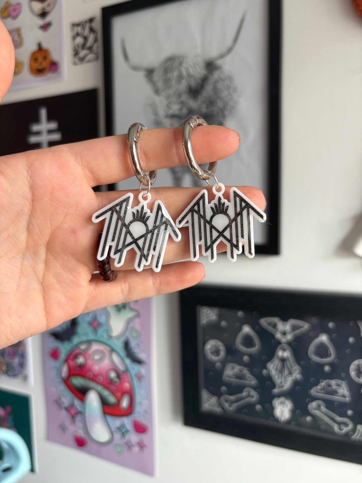 White Sleepy Boot Charms