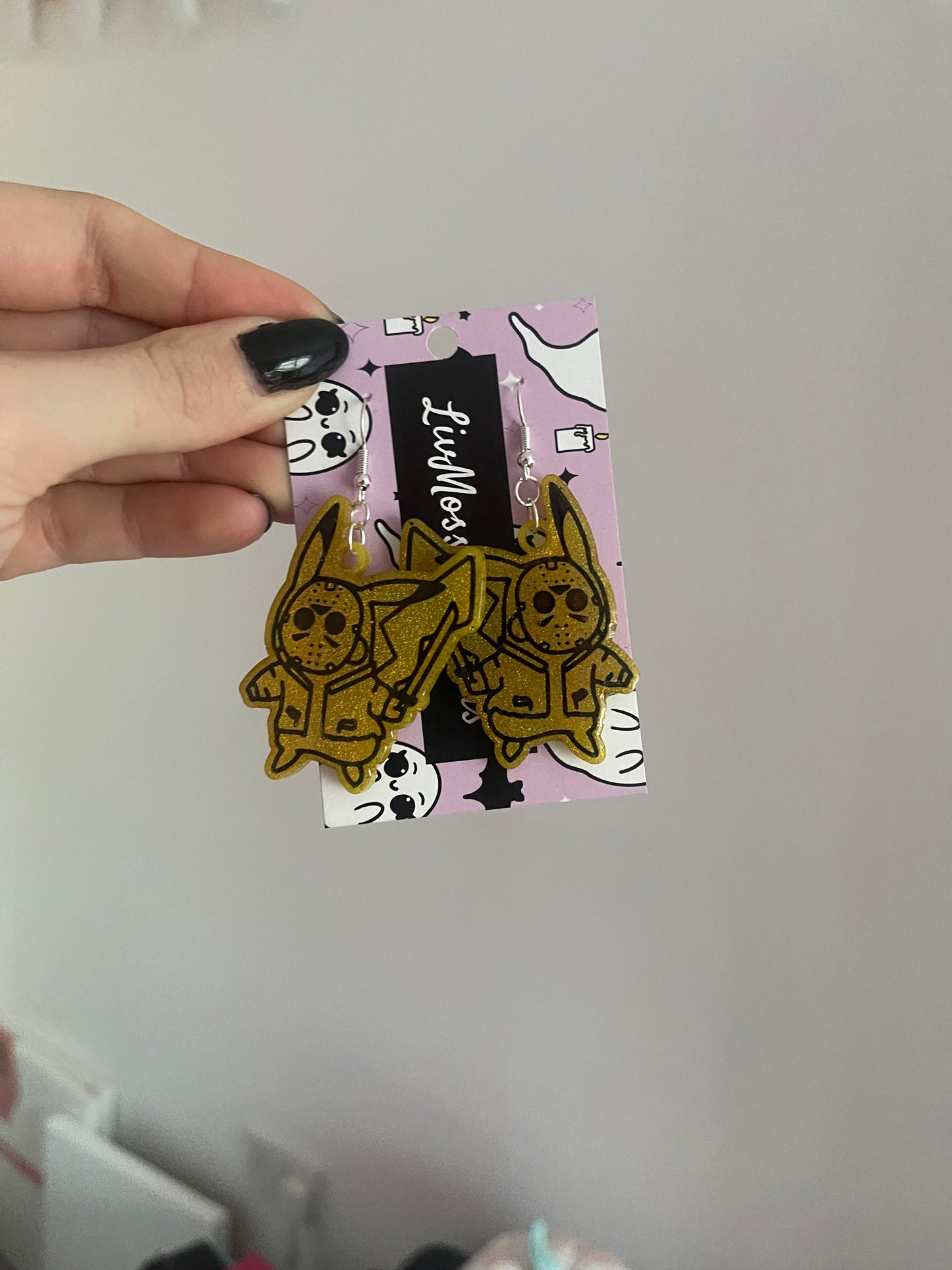 Spooky Electric Mouse Earrings