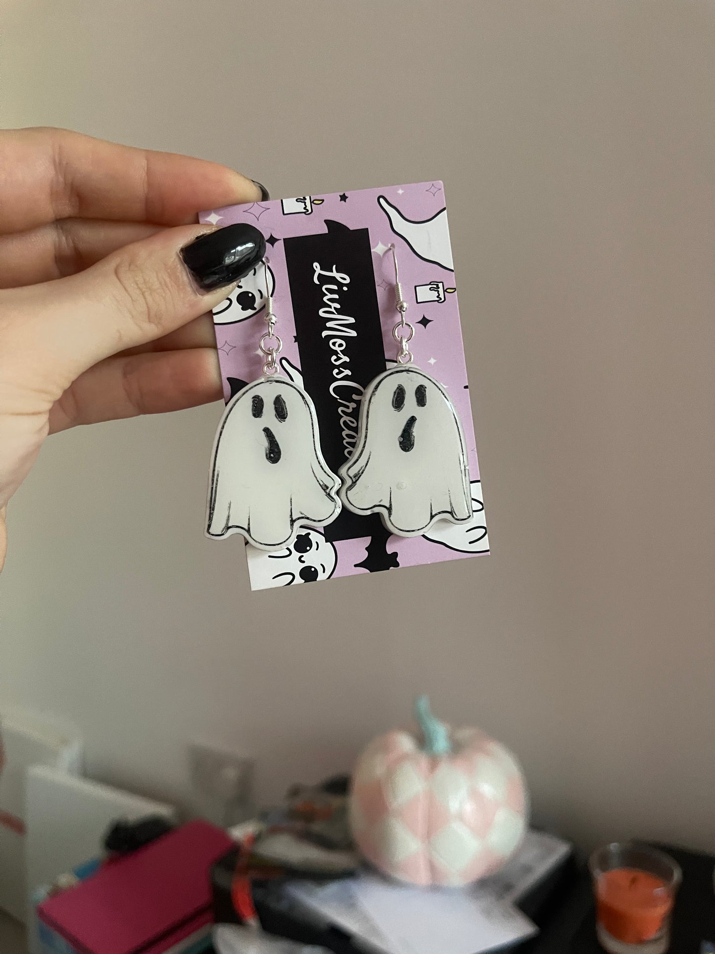 Spooky Ghost Earrings