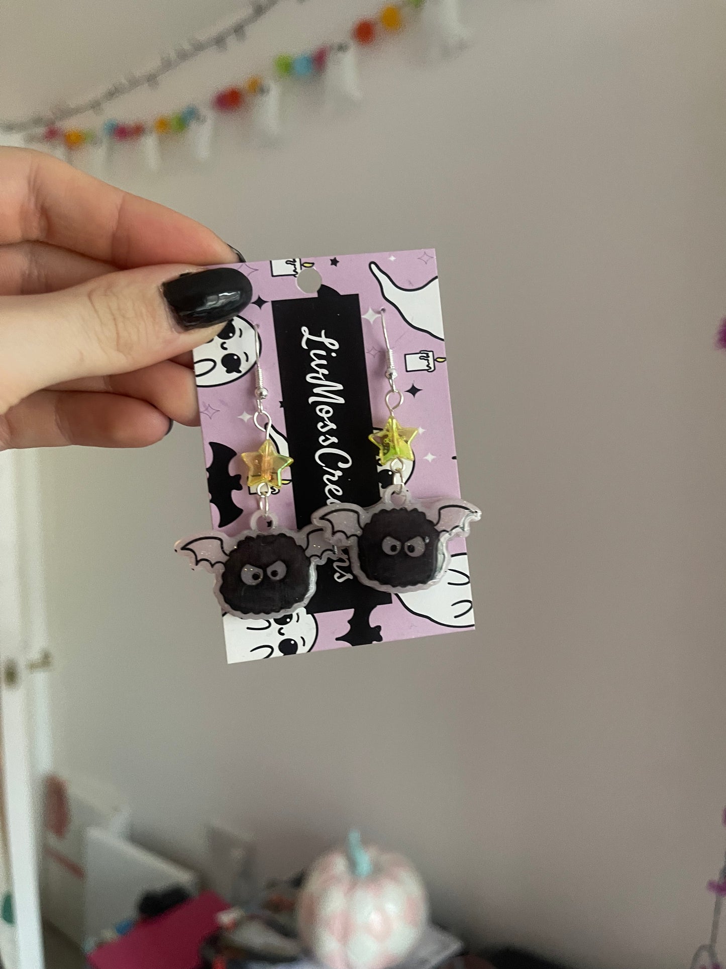 Bat Sprite Earrings