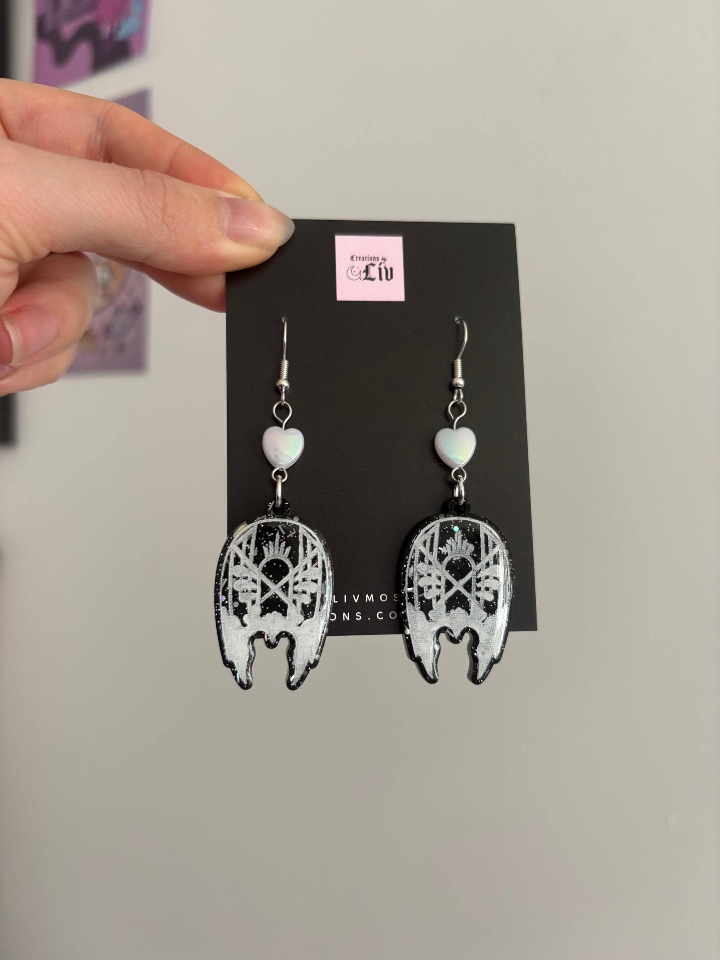 Sleepy Mask Earrings
