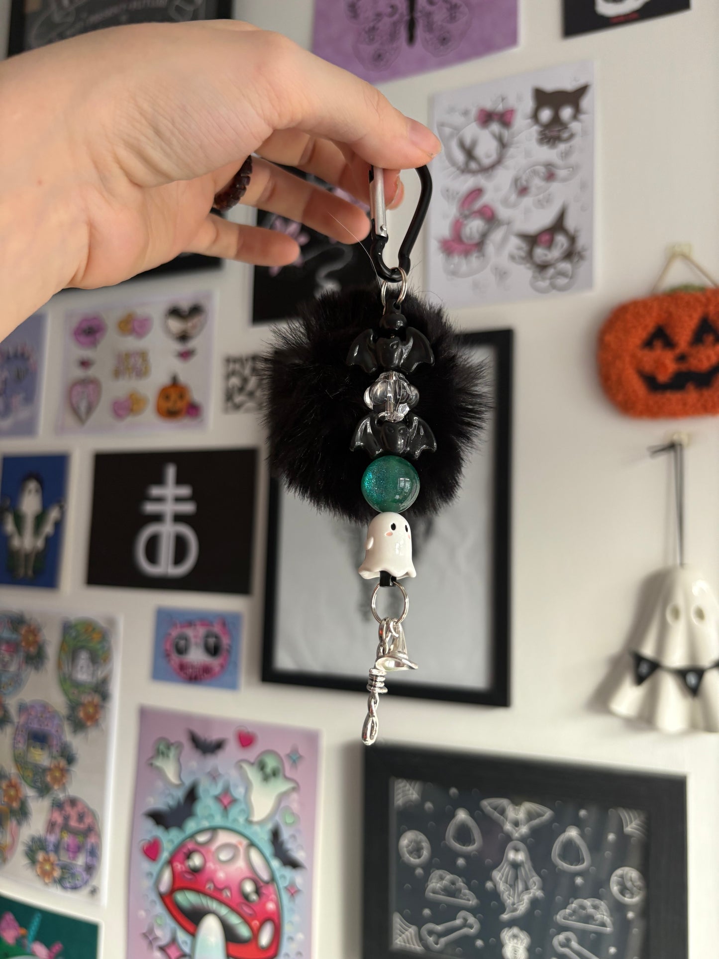 Witchy Bats and Ghost Charm