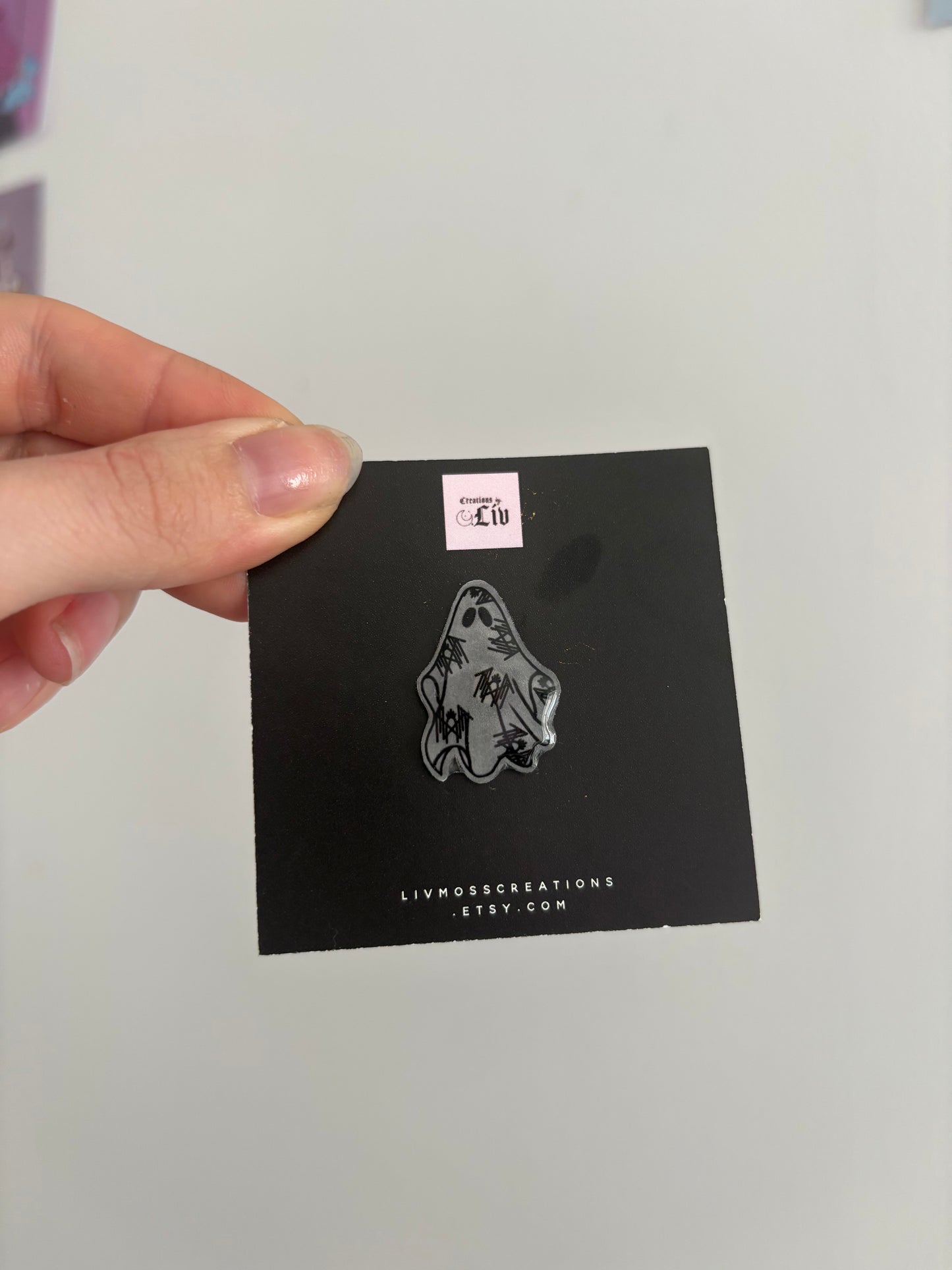 Sleepy Ghost Pin
