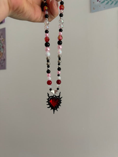Spiky Heart Necklace
