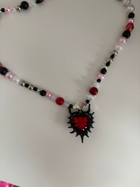 Spiky Heart Necklace