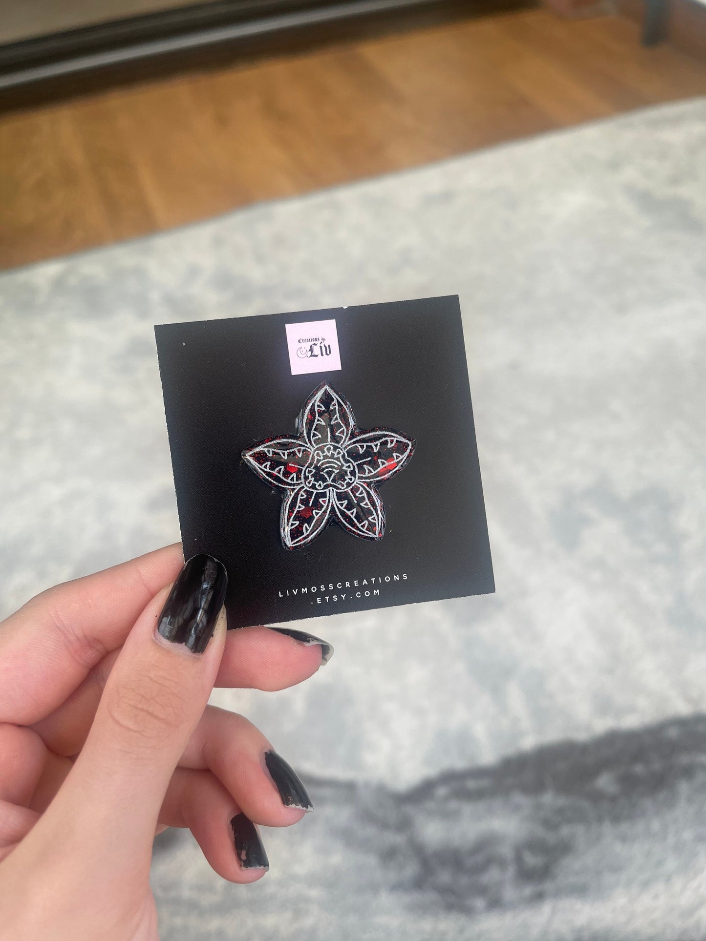 Black Demo Pin