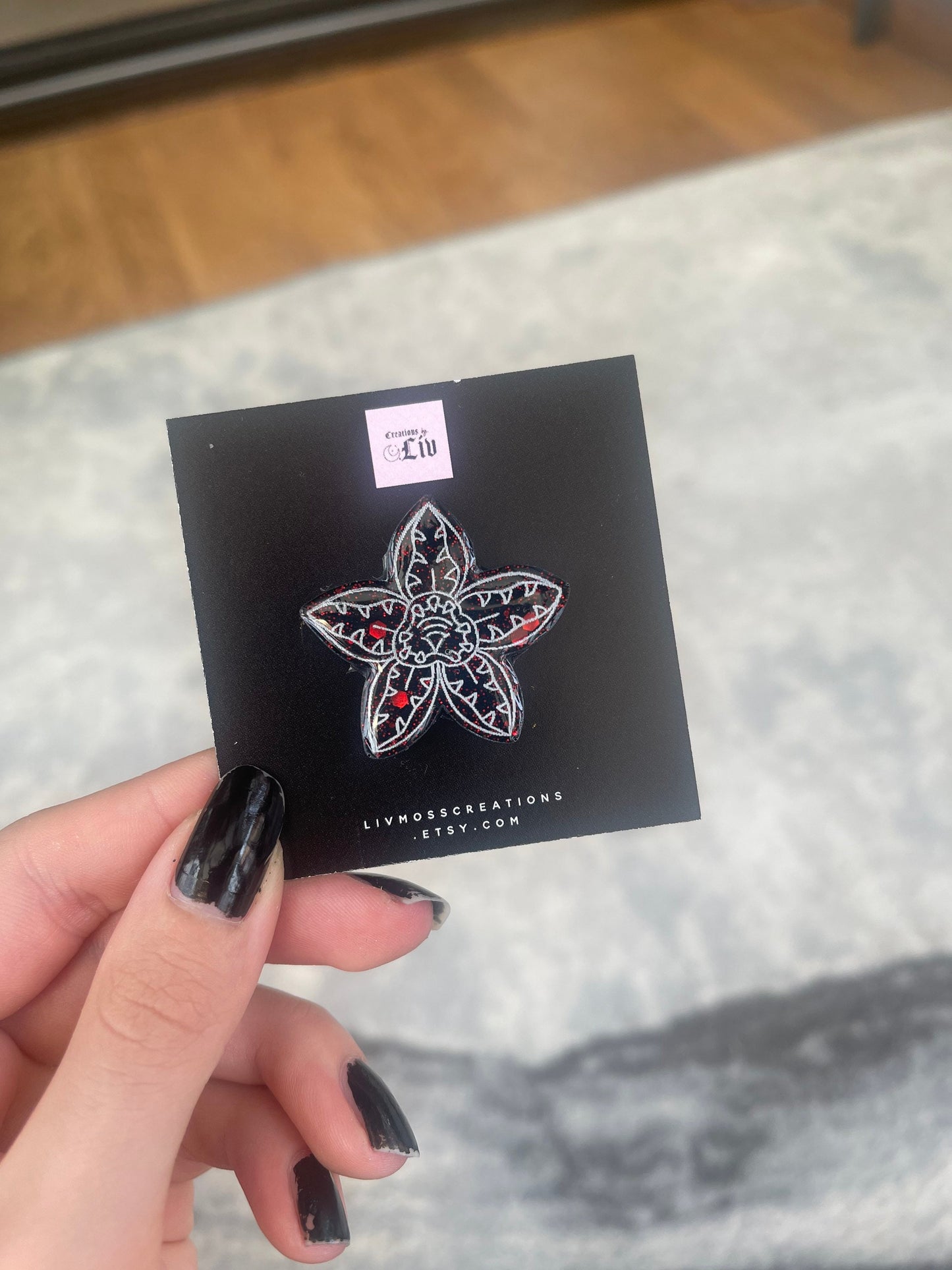 Black Demo Pin