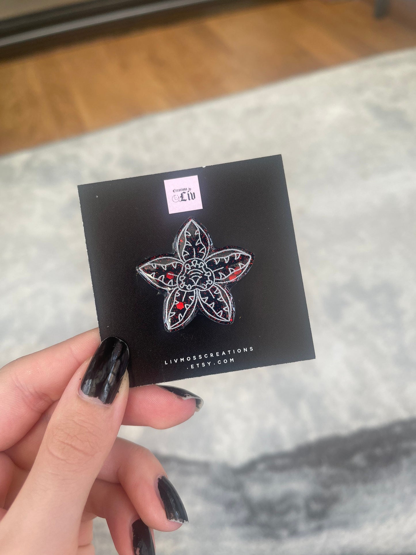 Black Demo Pin