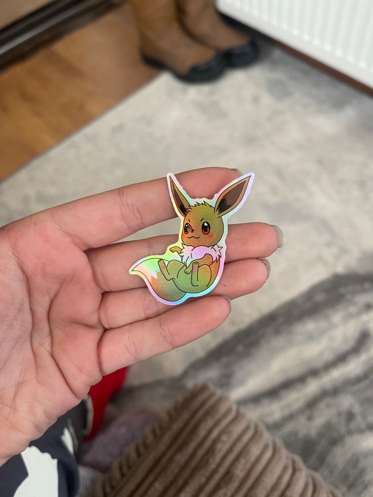 SIENNA FUNDRAISER Iridescent Butterfly EV Sticker