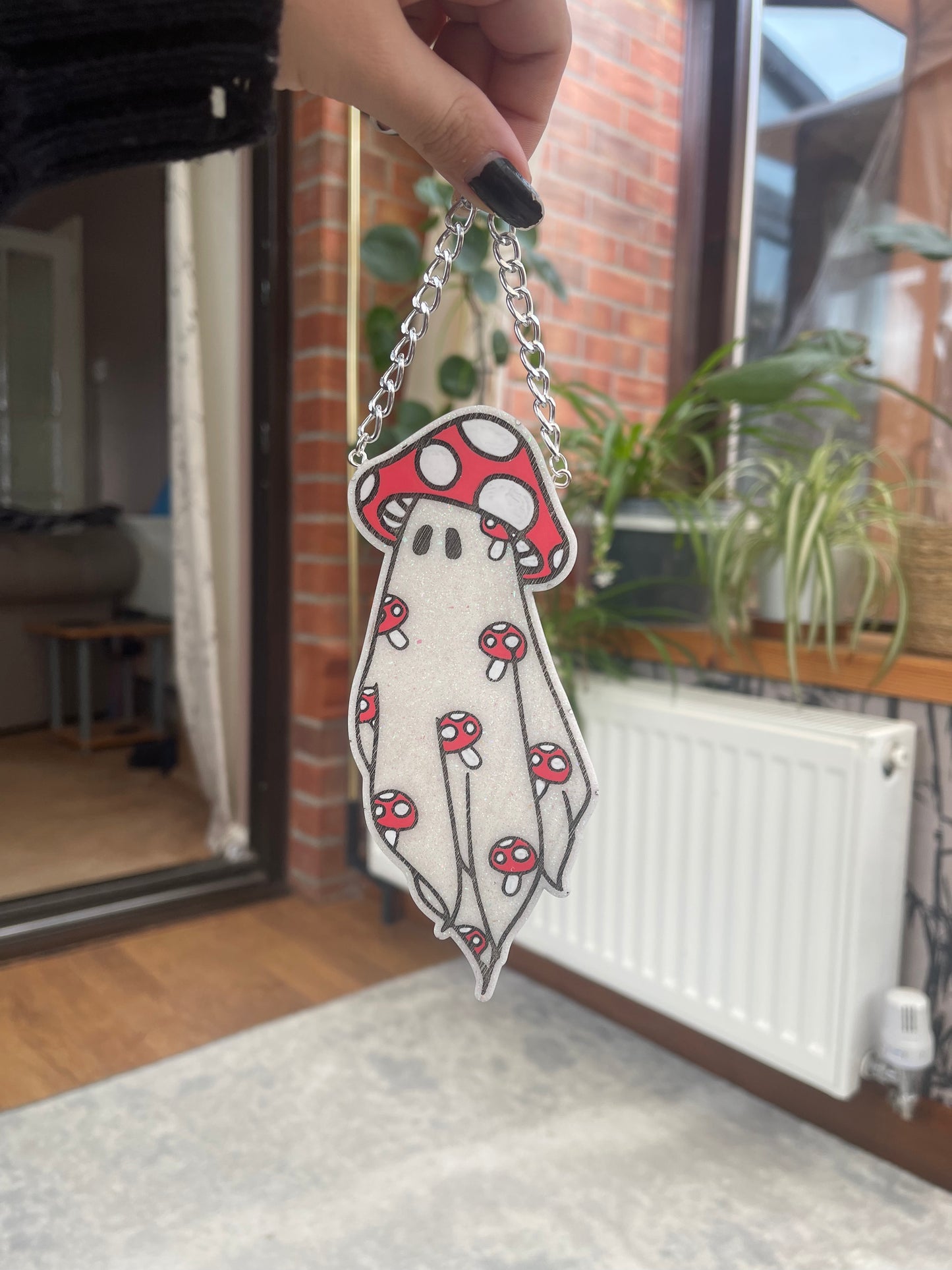 Mushroom Ghost Wall Hanging