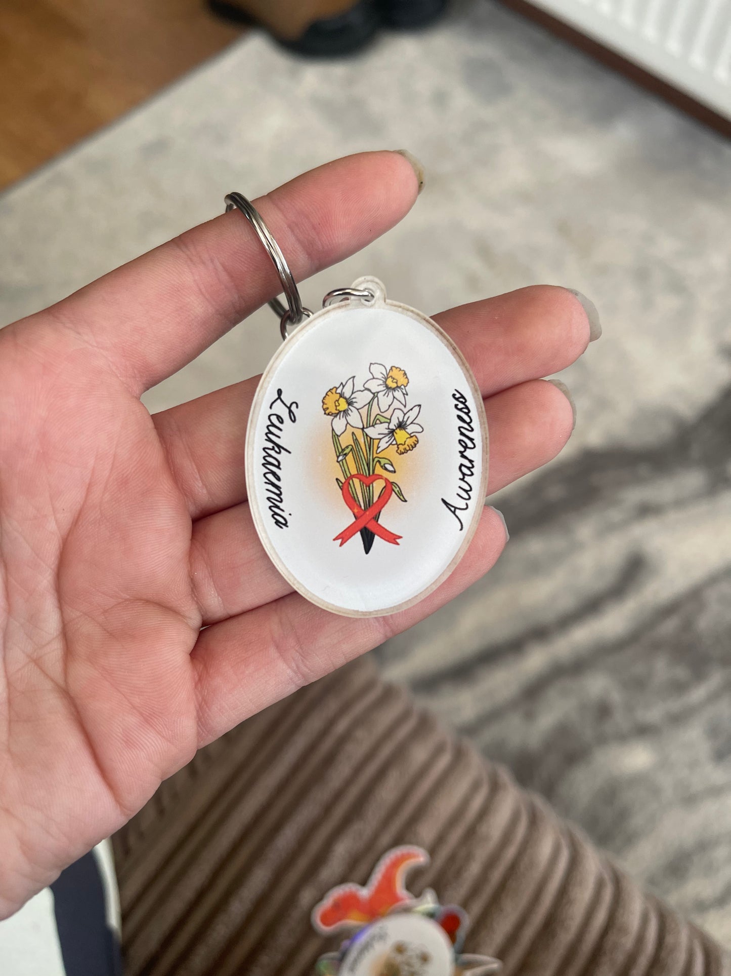 SIENNA FUNDRAISER Leukaemia Awareness Keyring