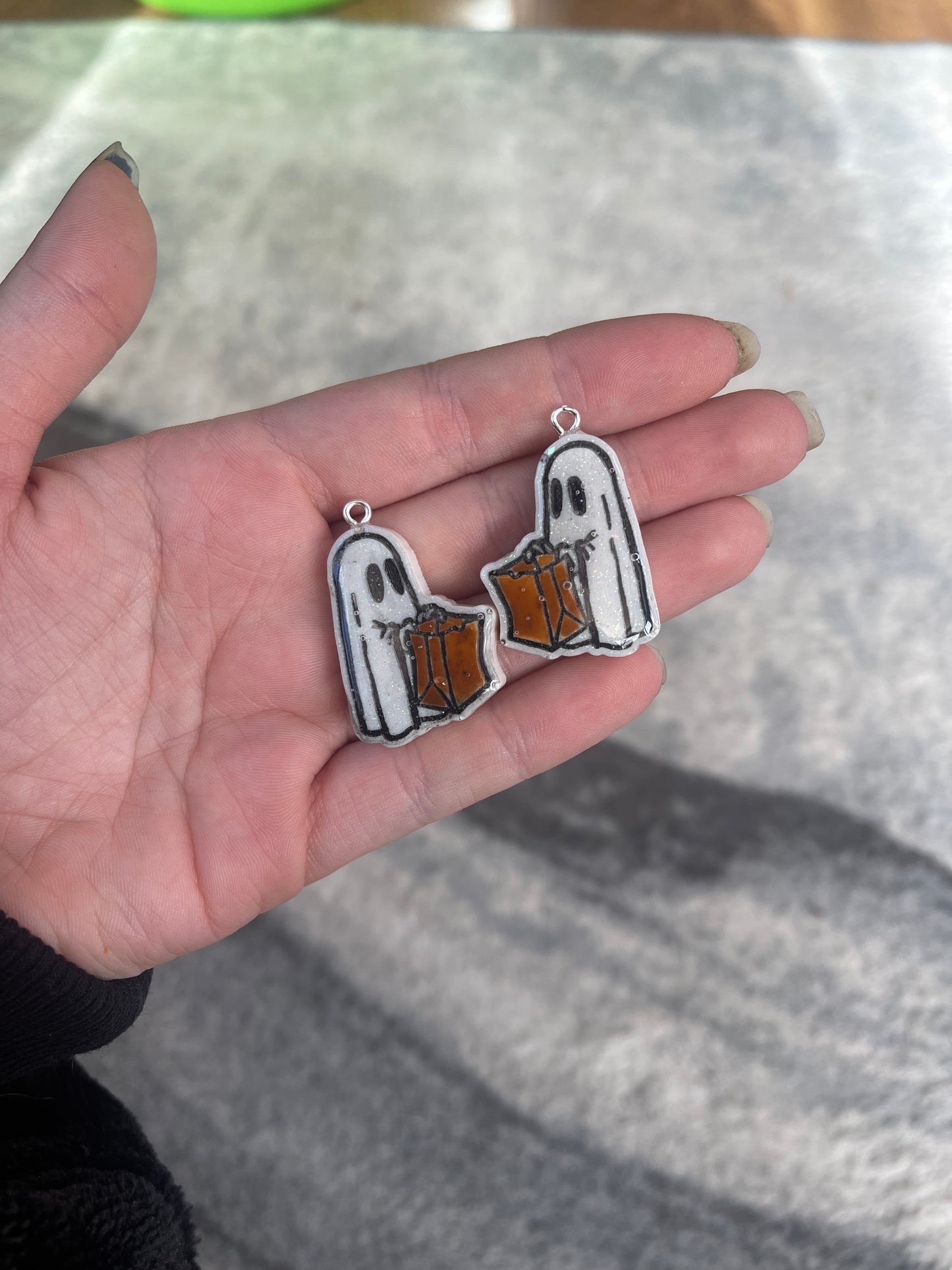 Trick or Treat Ghost Earrings