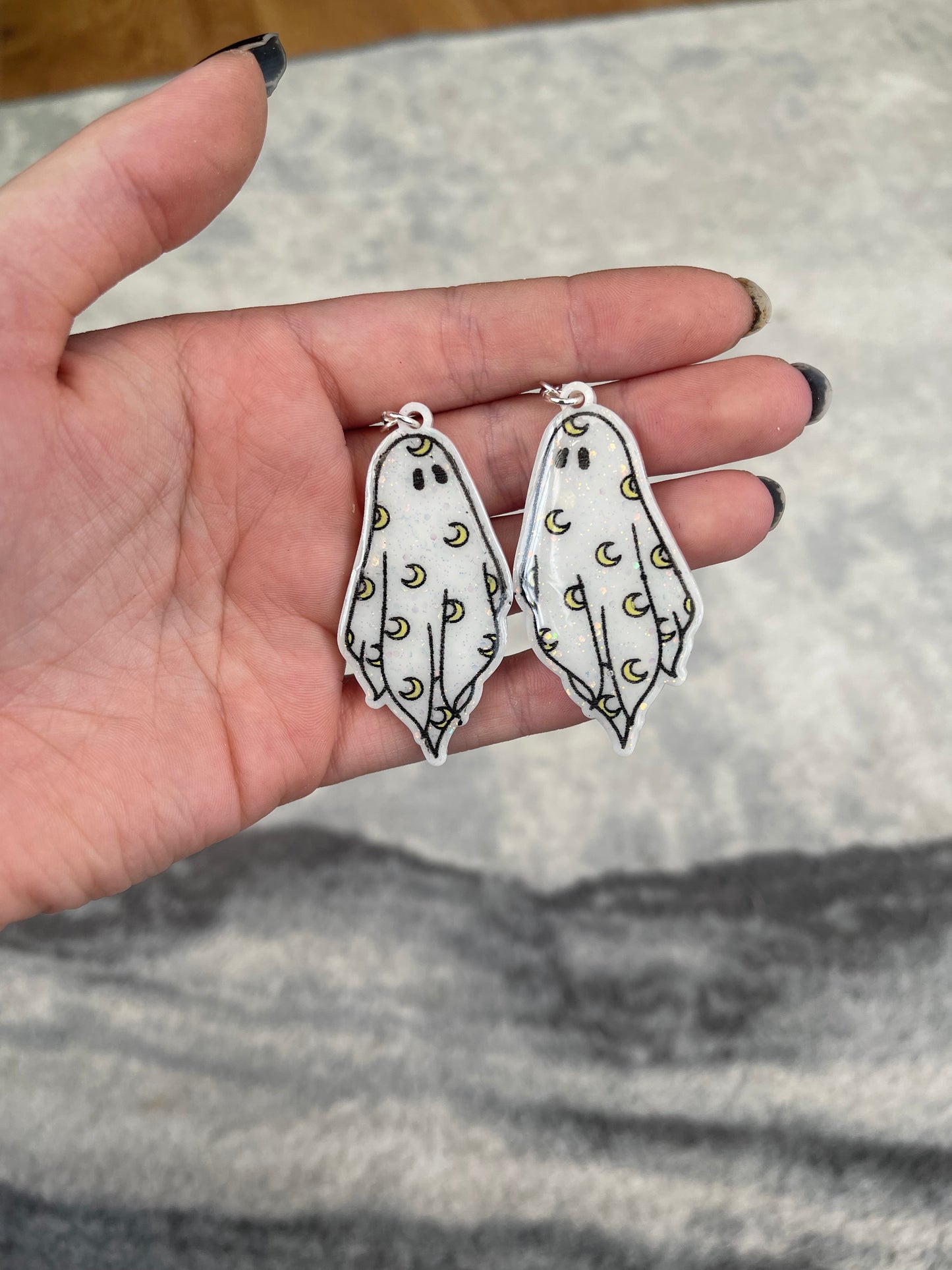 Moon Ghost Earrings
