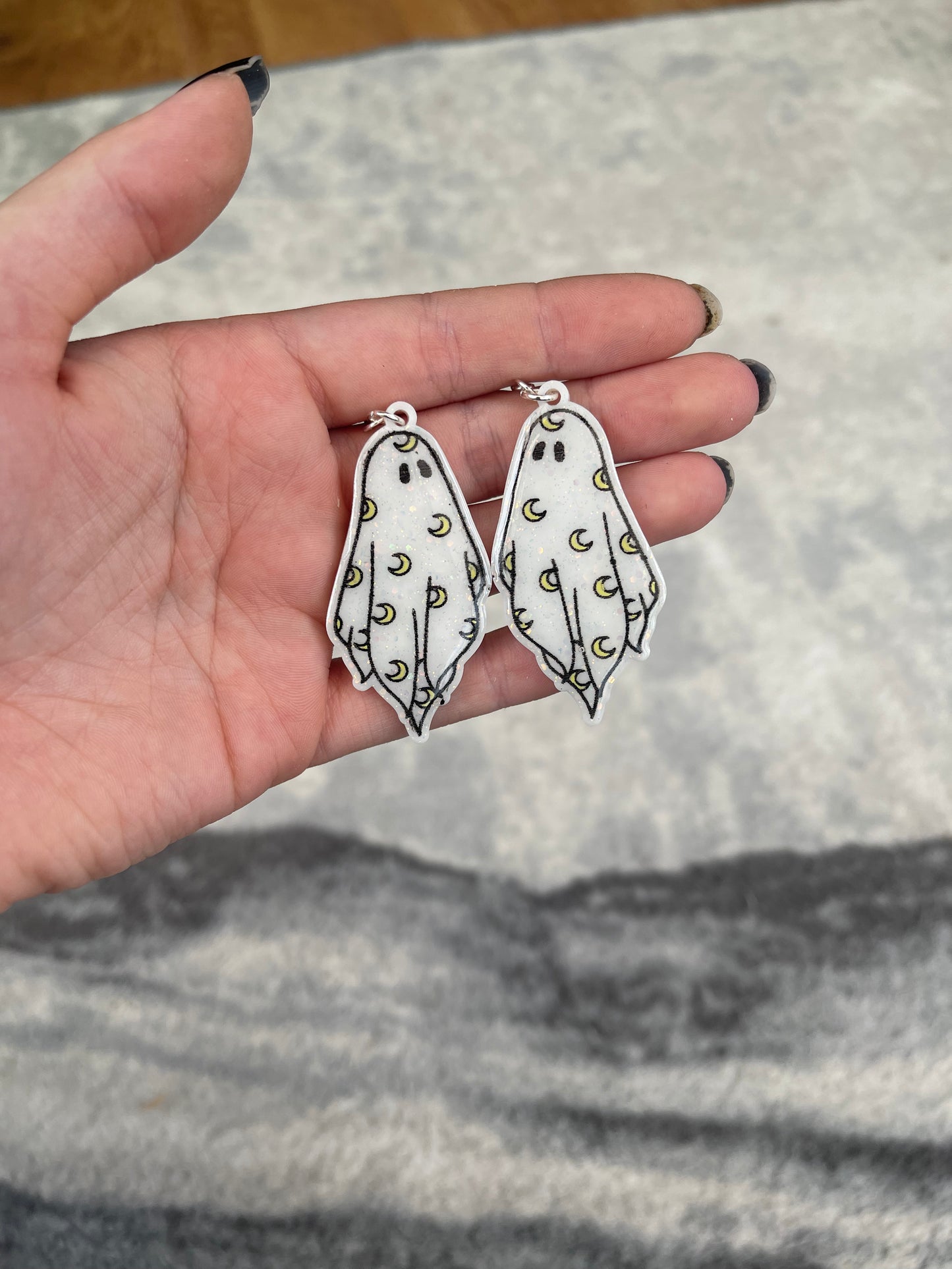 Moon Ghost Earrings