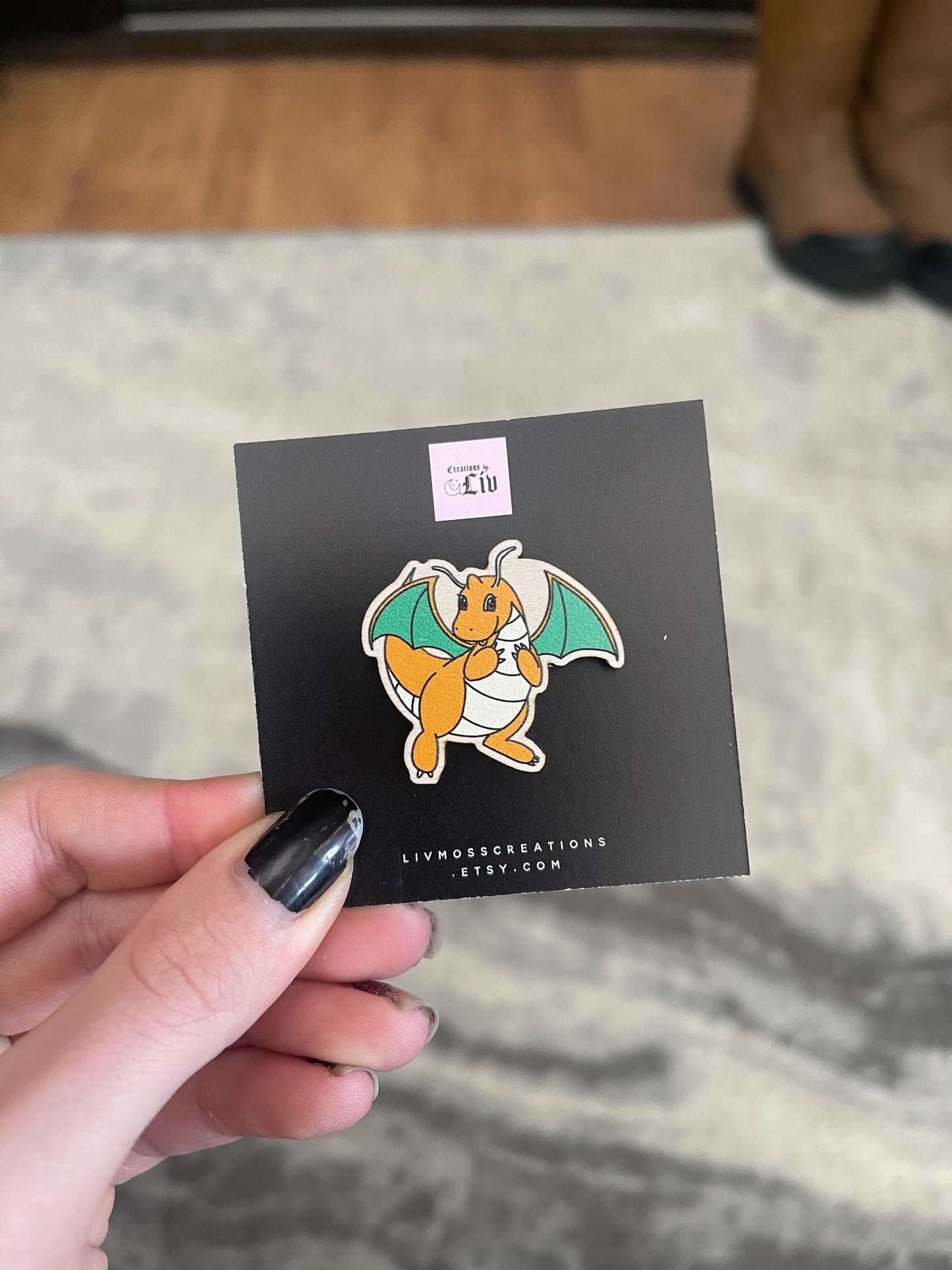 Dragon Wooden Pin
