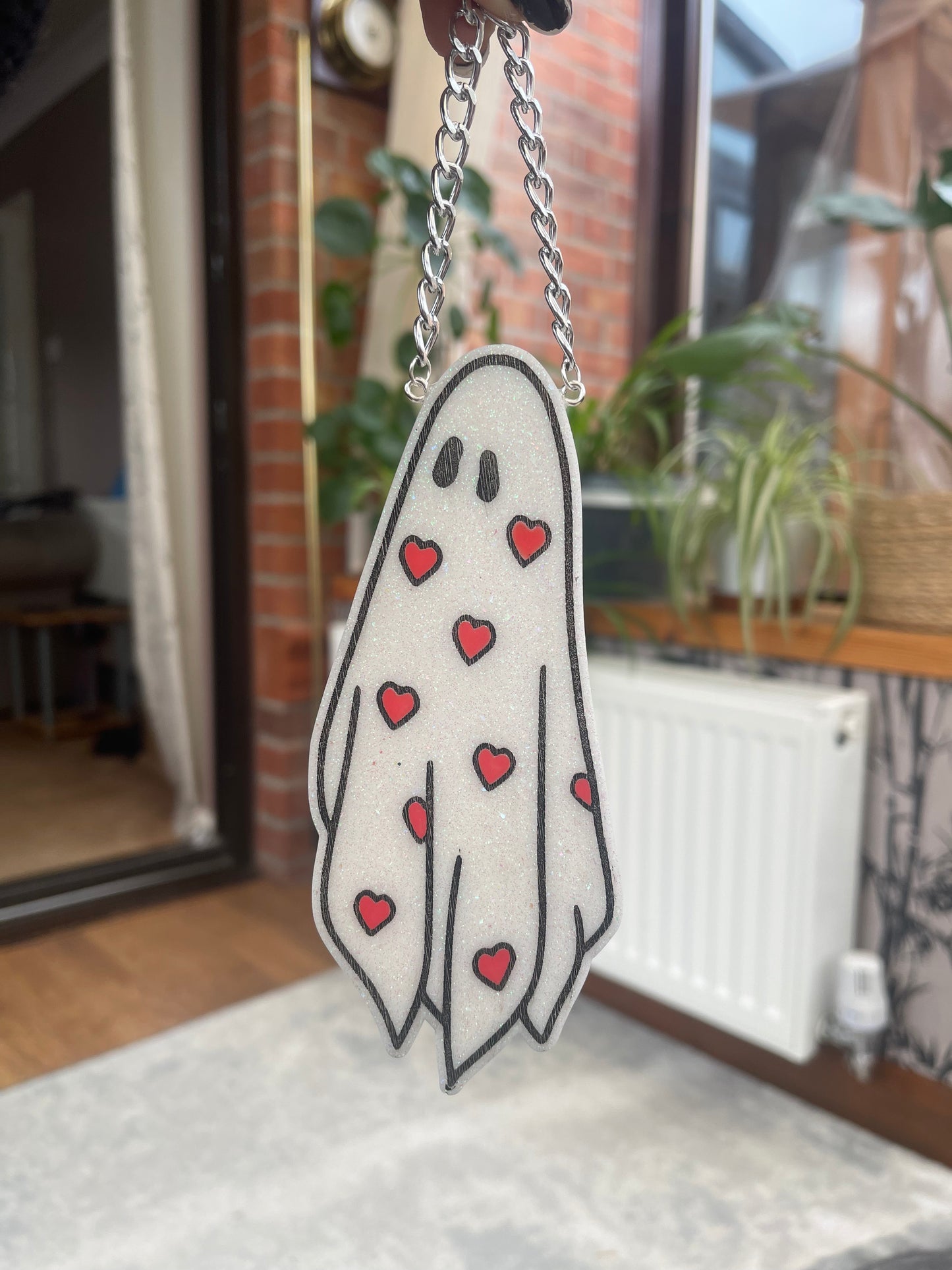 Hearts Ghost Wall Hanging