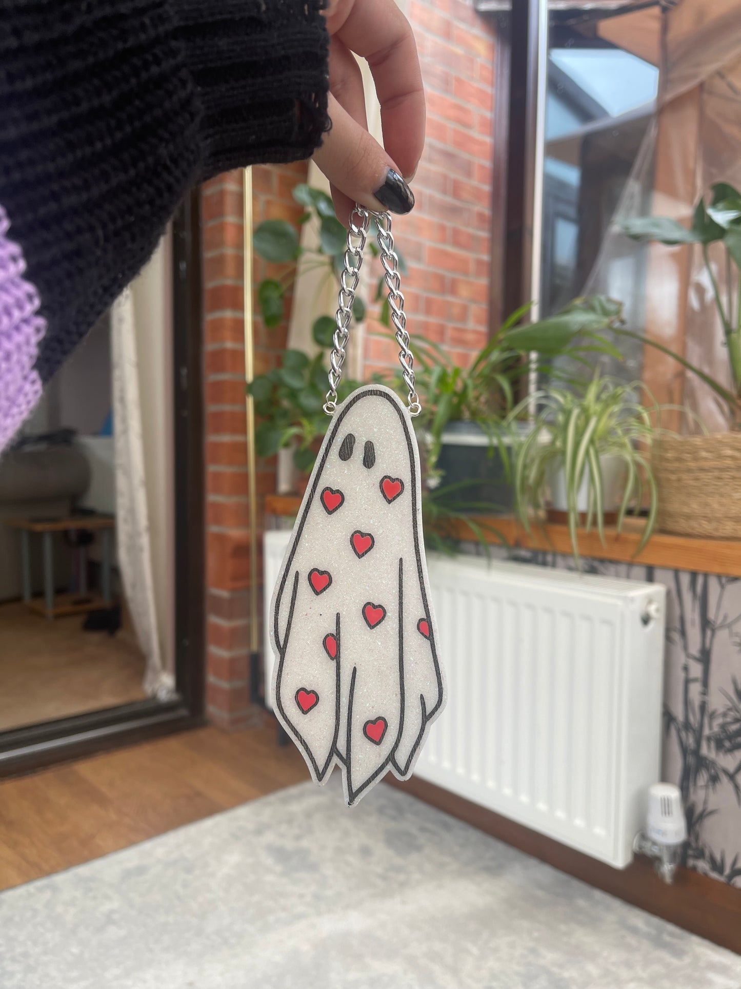 Hearts Ghost Wall Hanging
