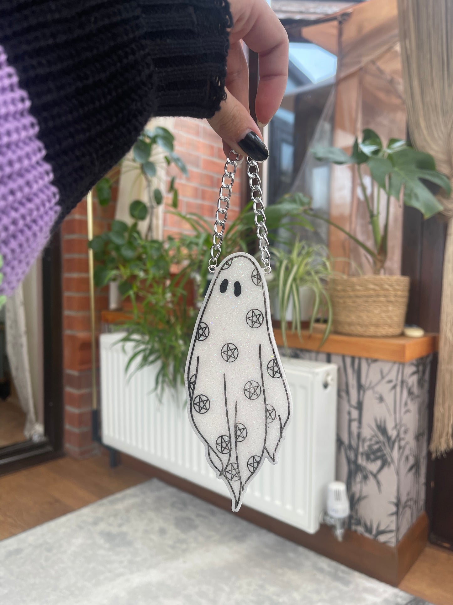 Pentagram Ghost Wall Hanging