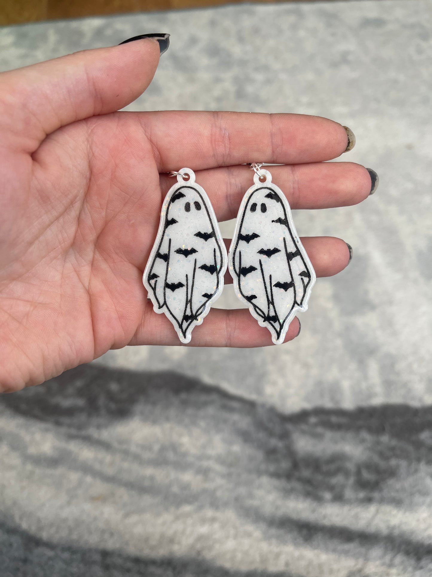 Bat Ghost Earrings
