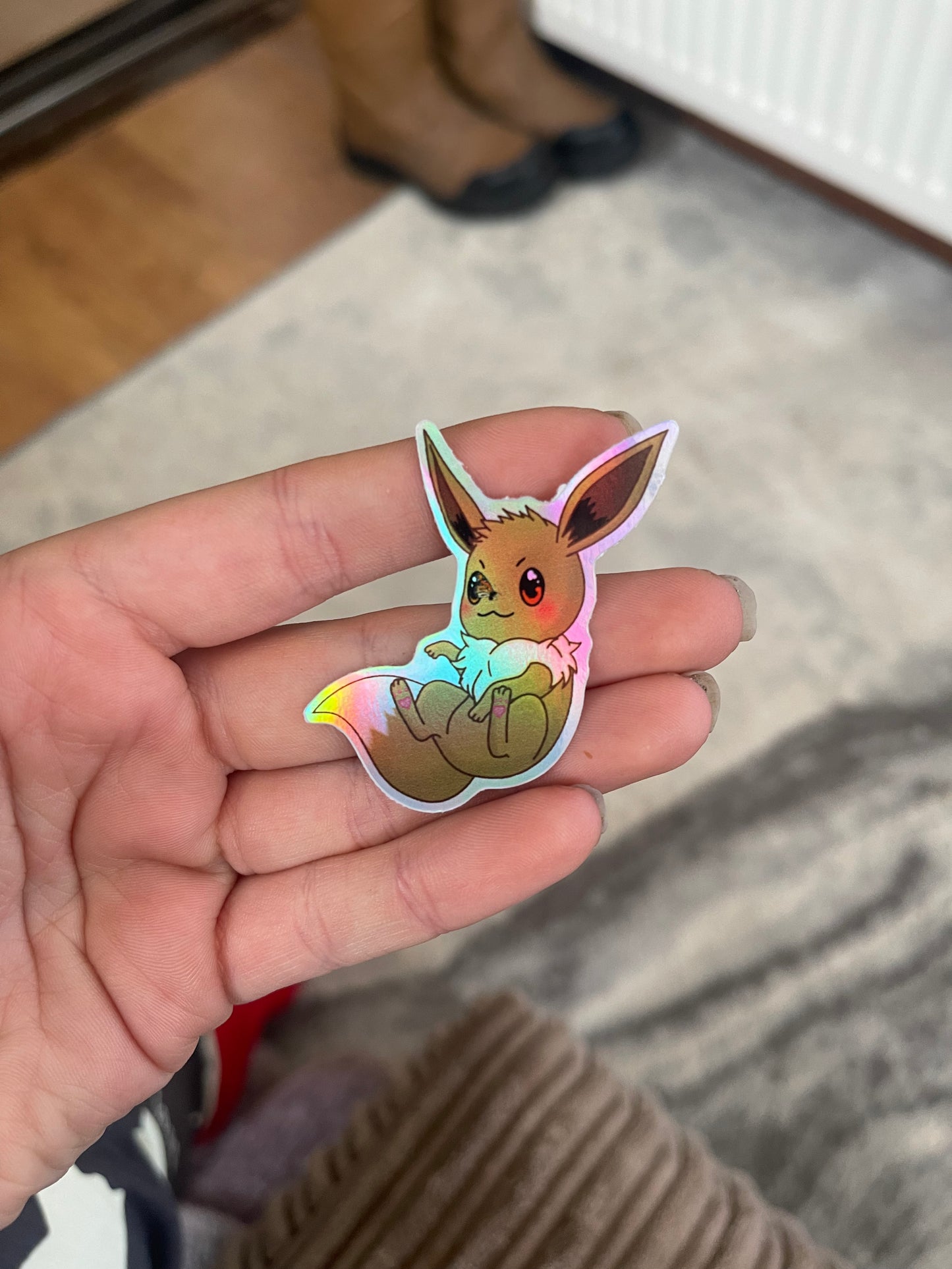 SIENNA FUNDRAISER Iridescent Butterfly EV Sticker