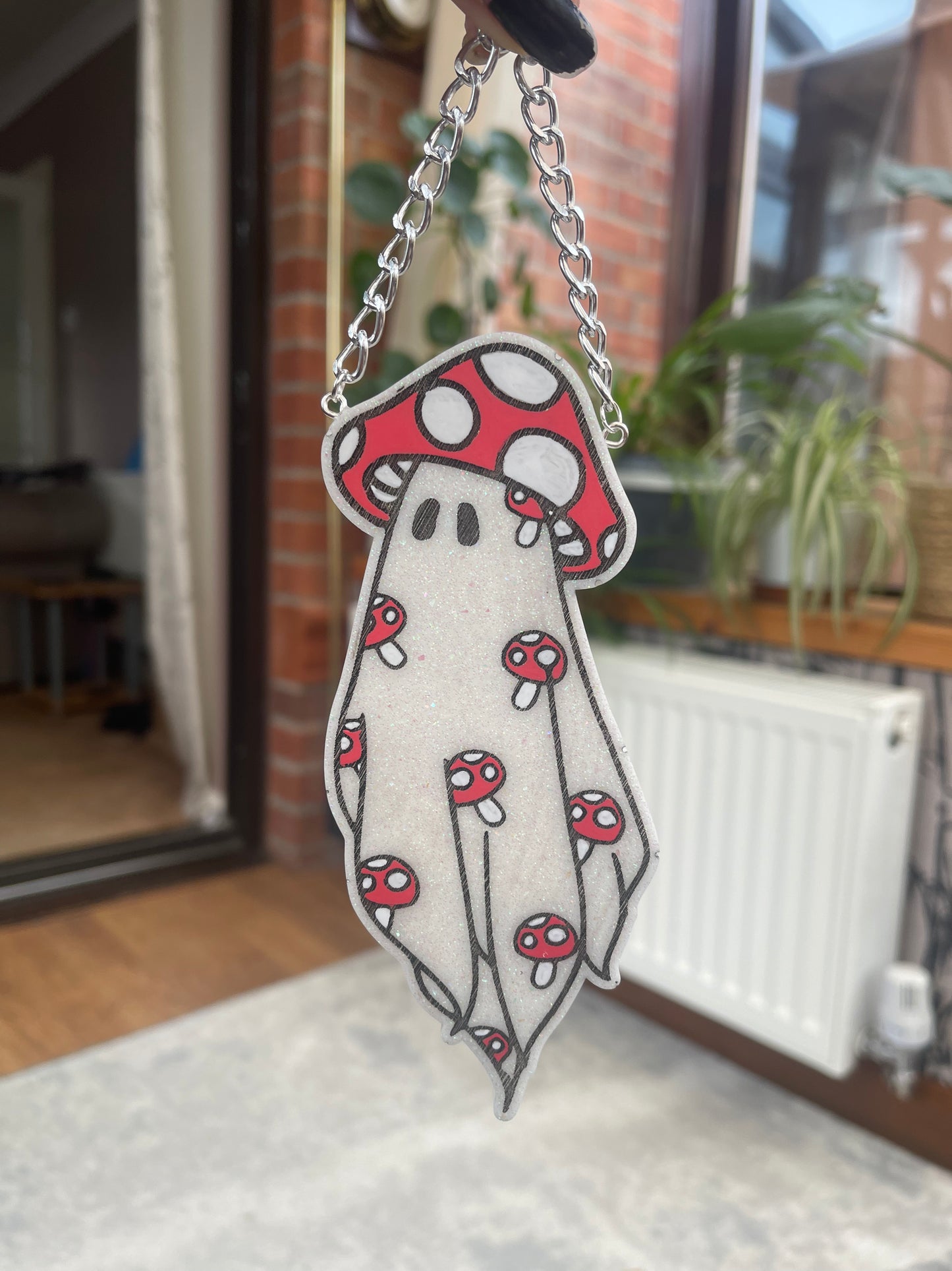 Mushroom Ghost Wall Hanging