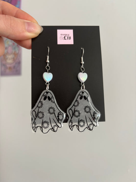 Omens Ghost Earrings