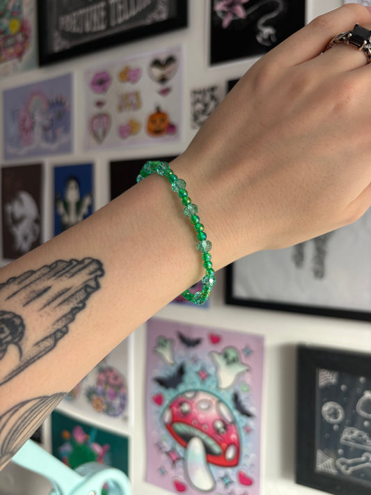 Green Beaded Bracelet