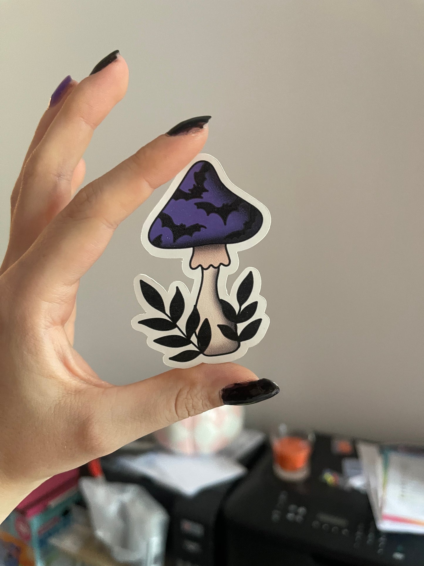 Spooky Mushroom Sticker Set