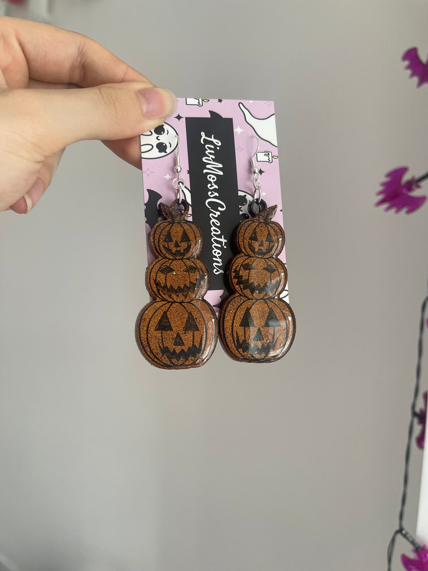 Pumpkin Stack Earrings