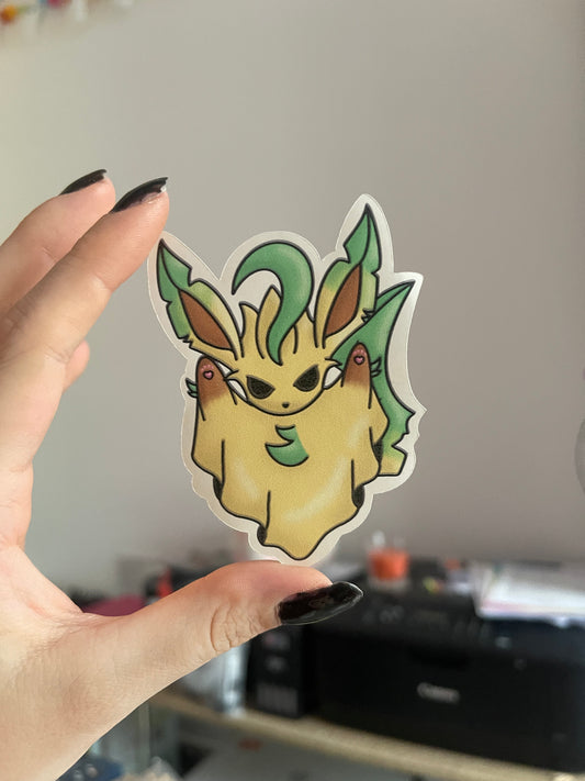 Leaf Ghost Sticker