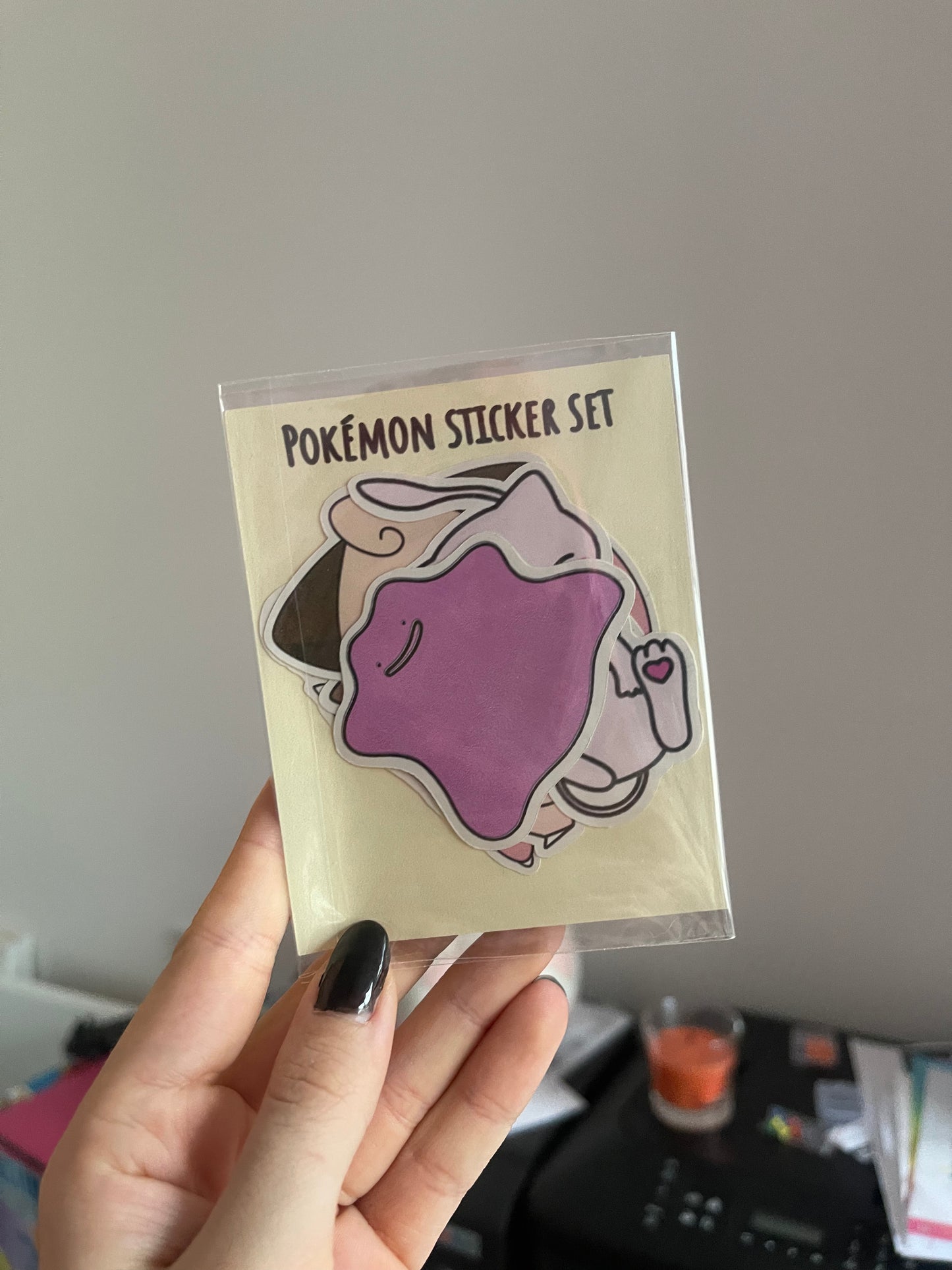 Pocket Monster Sticker Set