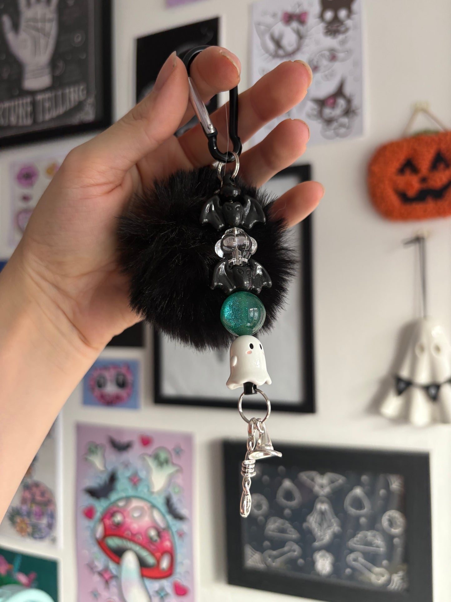 Witchy Bats and Ghost Charm