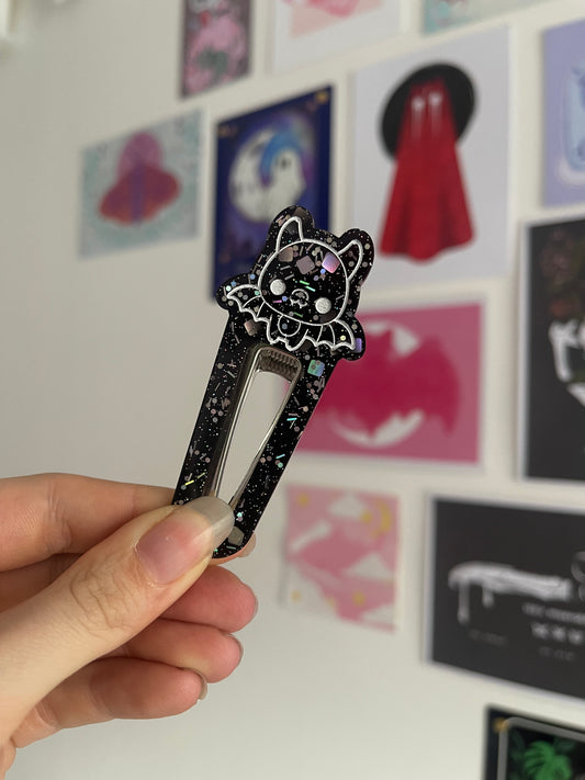 Bat Barrette Clips