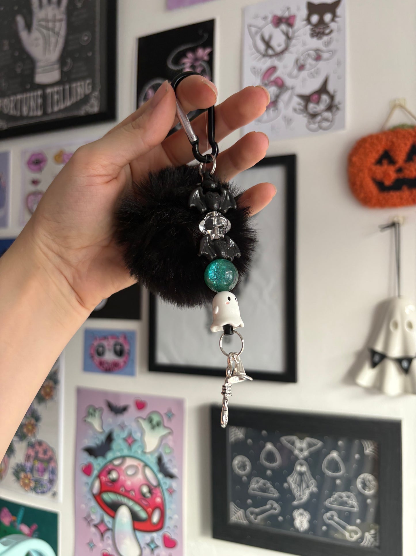 Witchy Bats and Ghost Charm