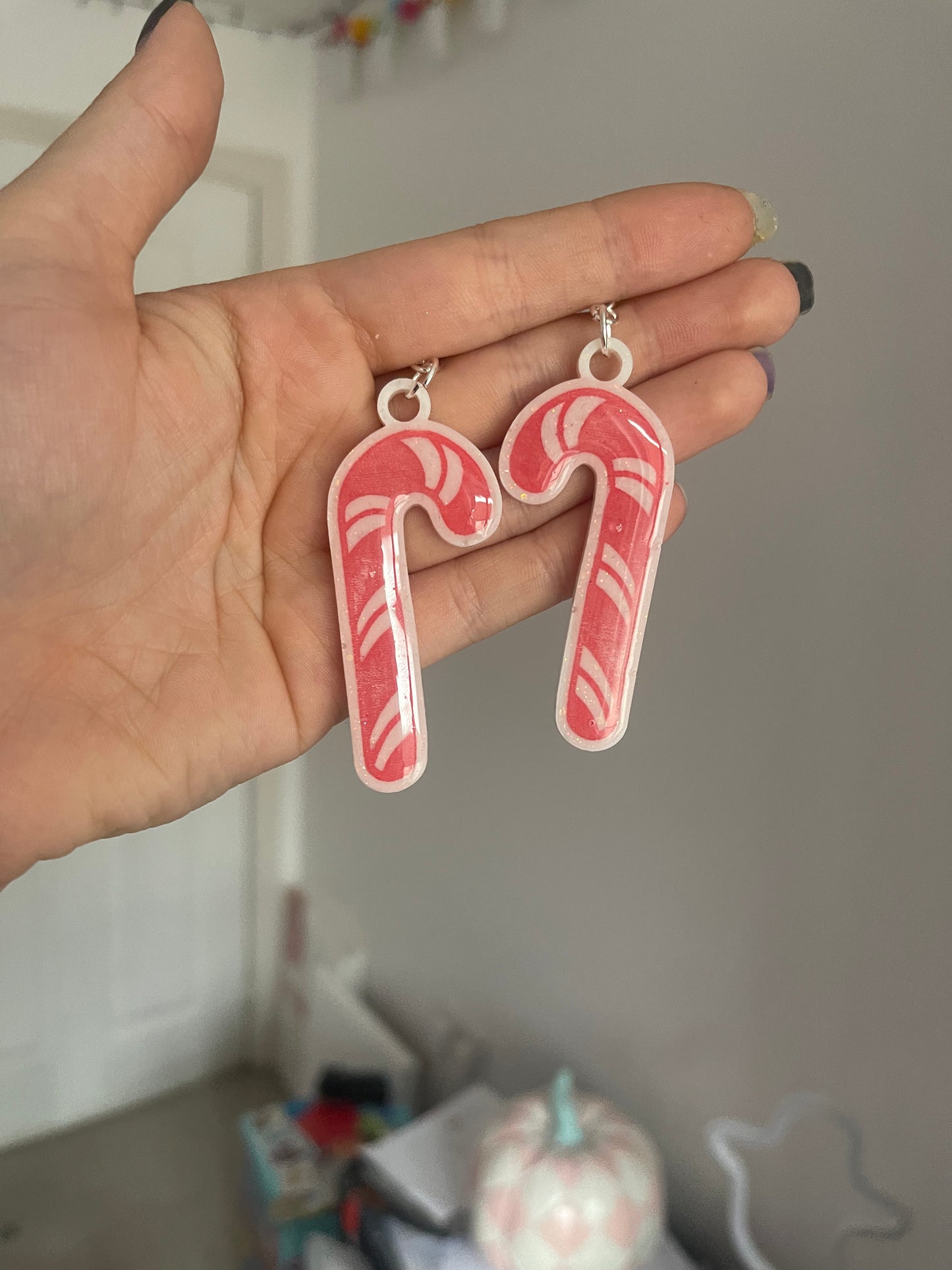 Candy Cane Earrings