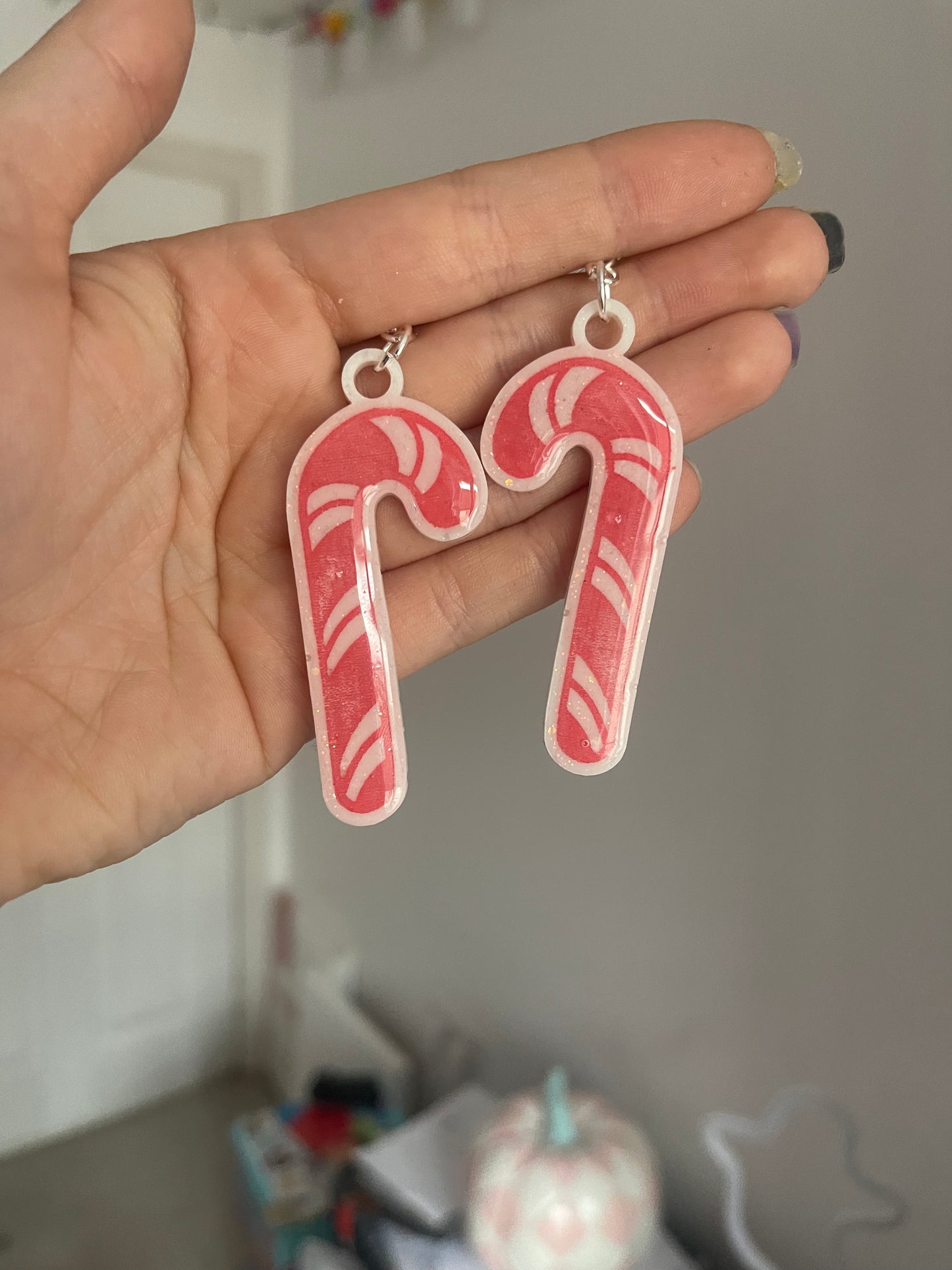 Candy Cane Earrings