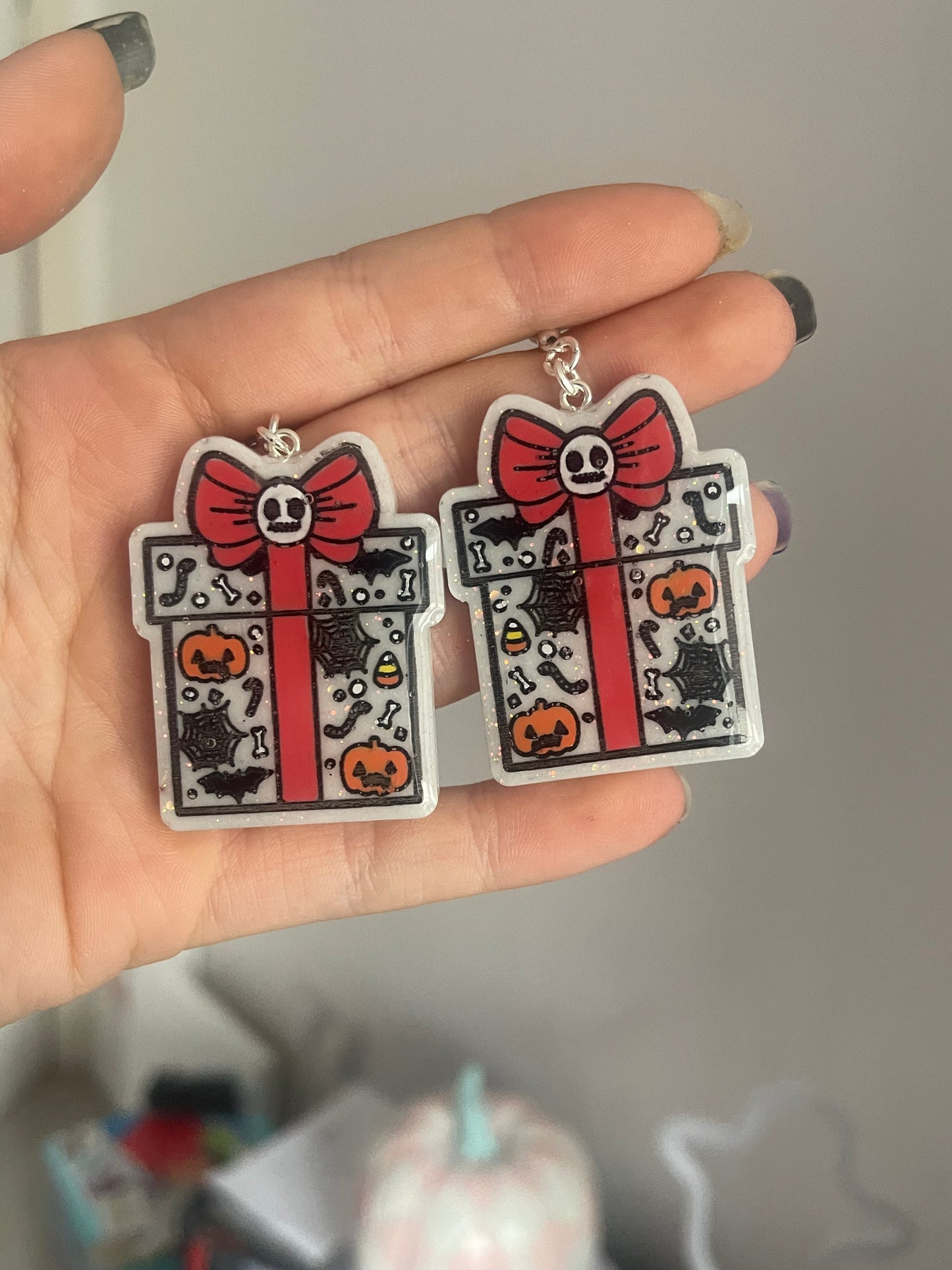 Spooky Presents Earrings