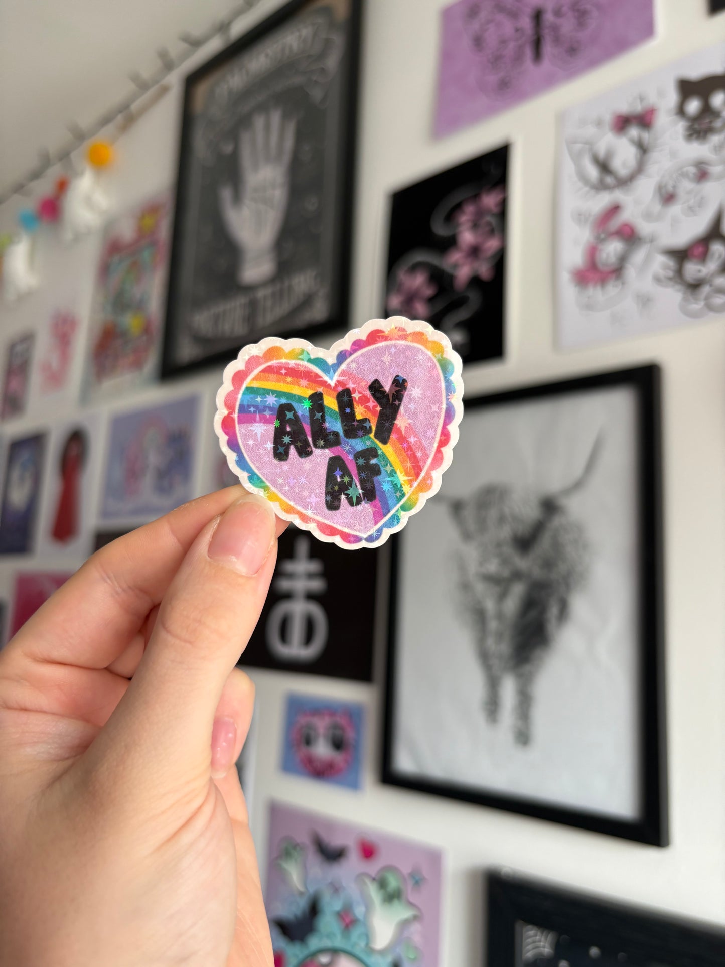 Ally Holographic Sticker