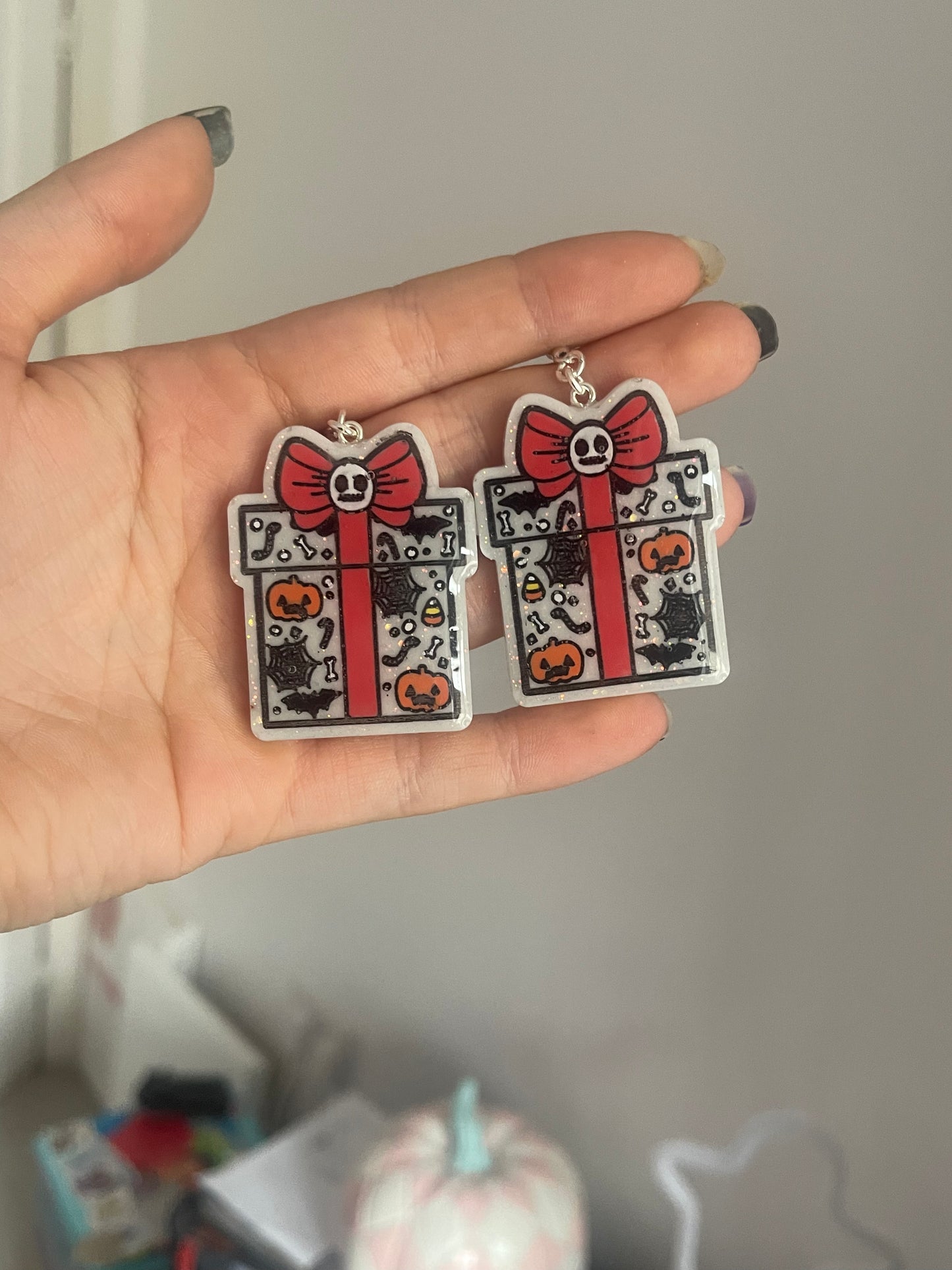 Spooky Presents Earrings