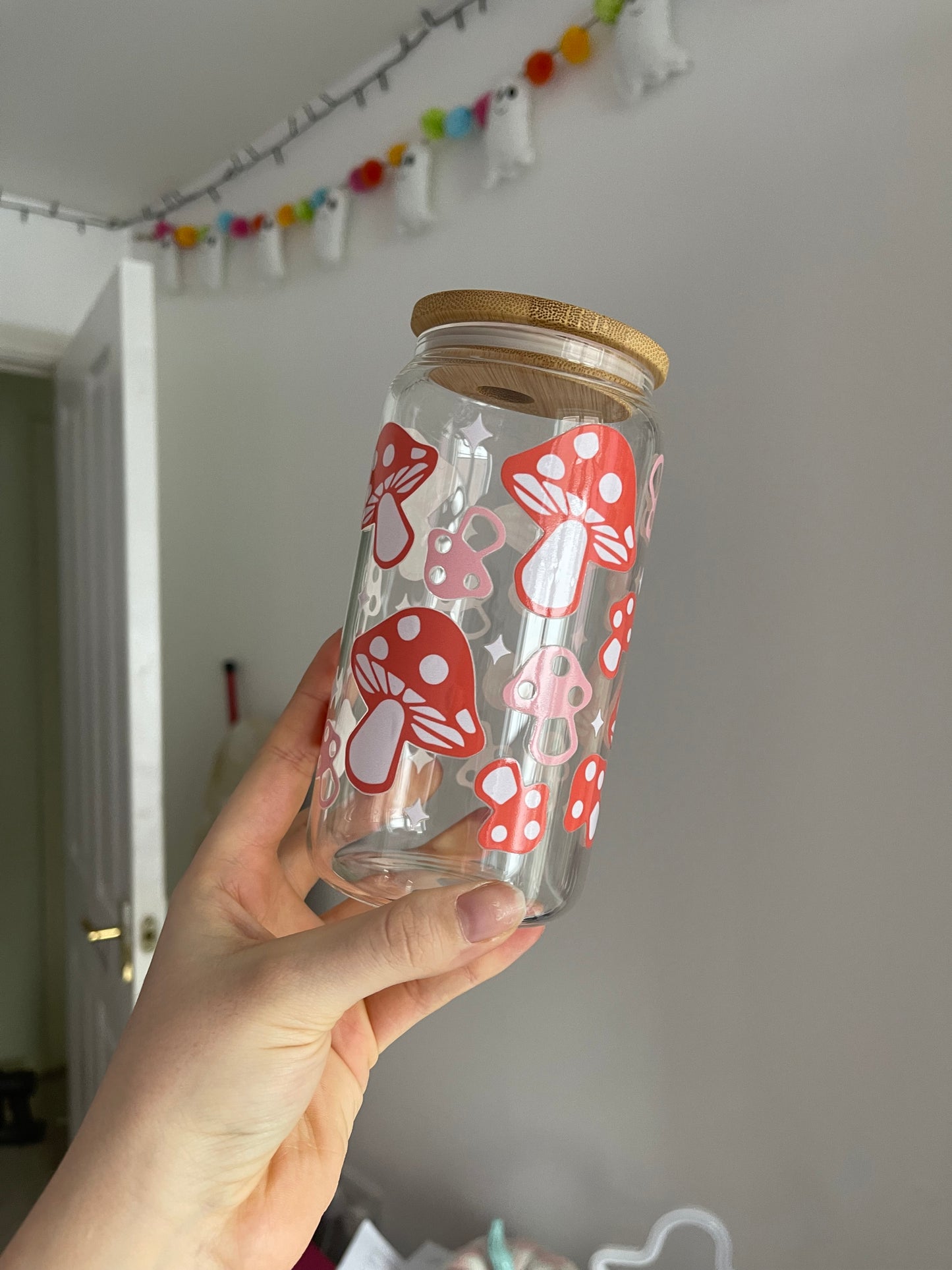 Cute Mushies Libbey Glass