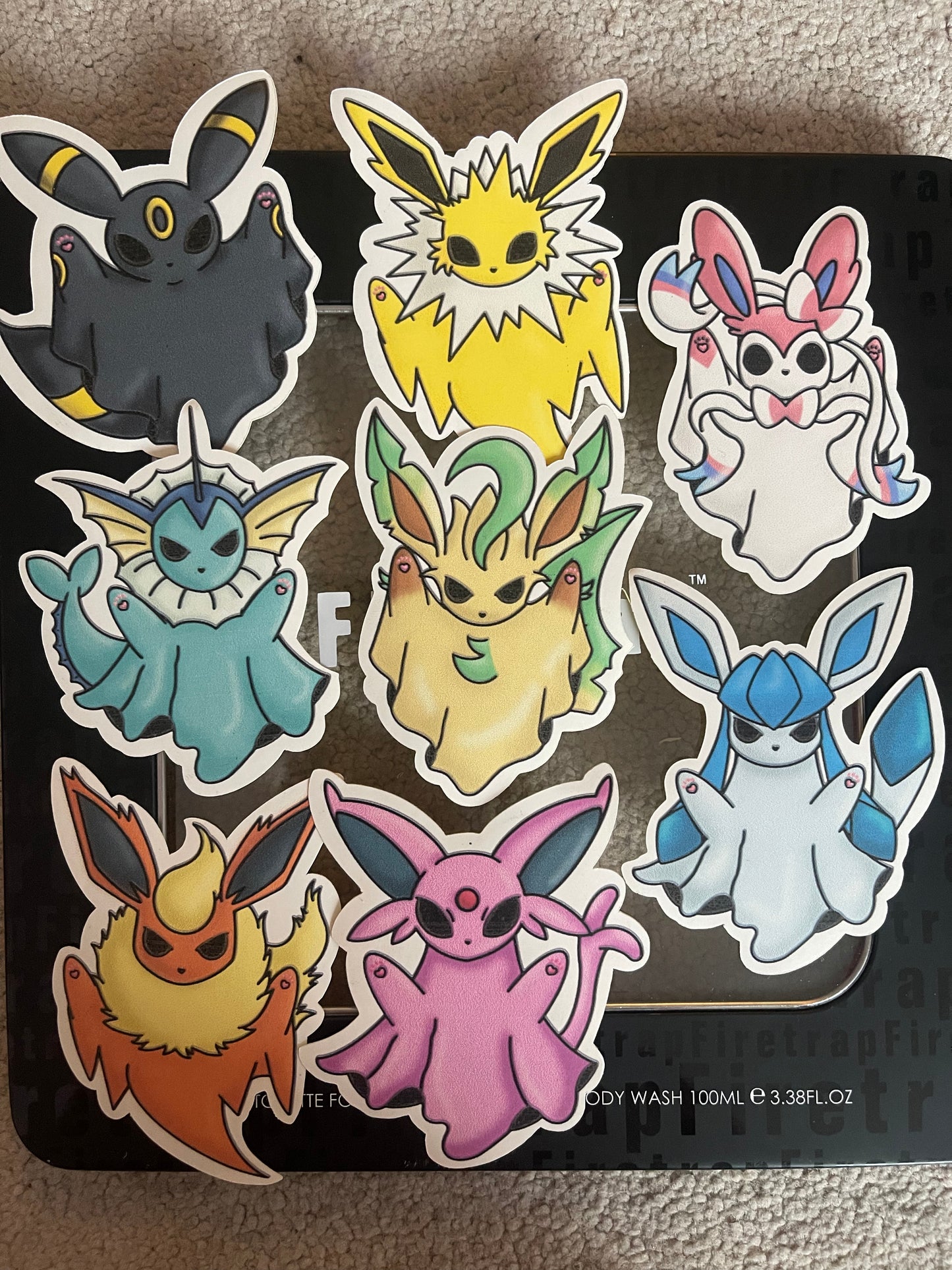 Evolutions Ghost Sticker Set