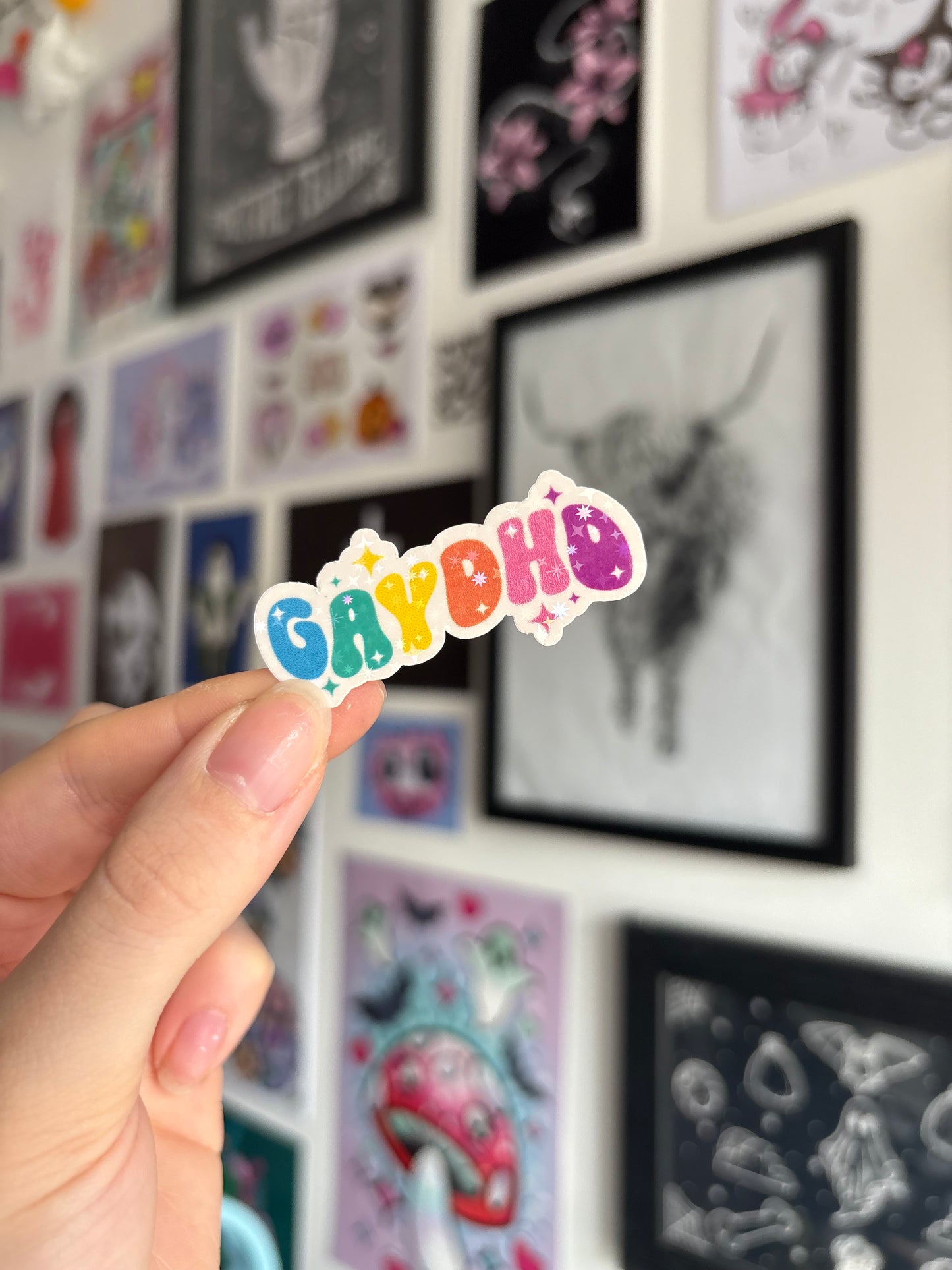Gaydhd Holographic Sticker
